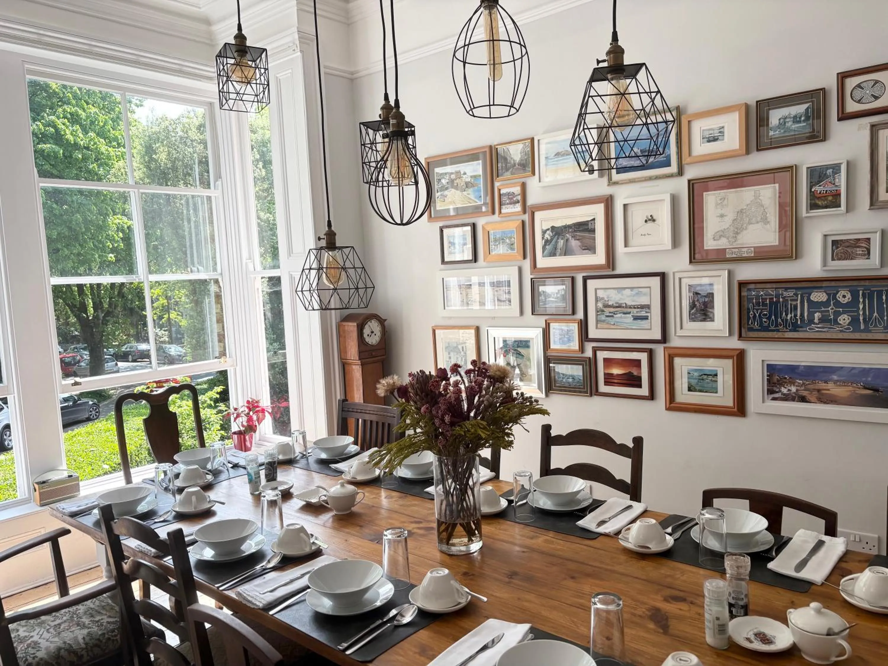 Seating area in Holbein House