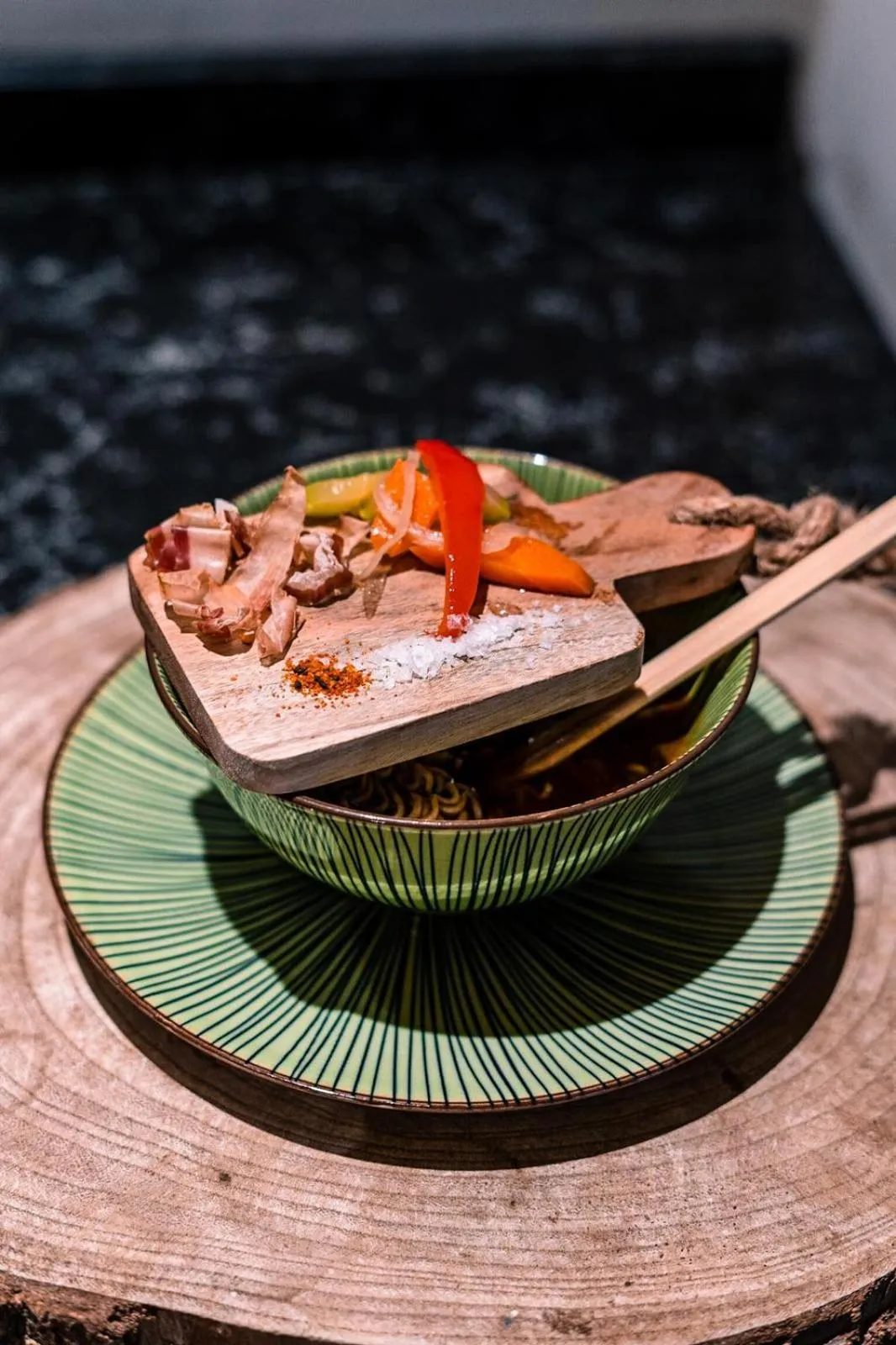 Food close-up in La Laguna Gran Hotel