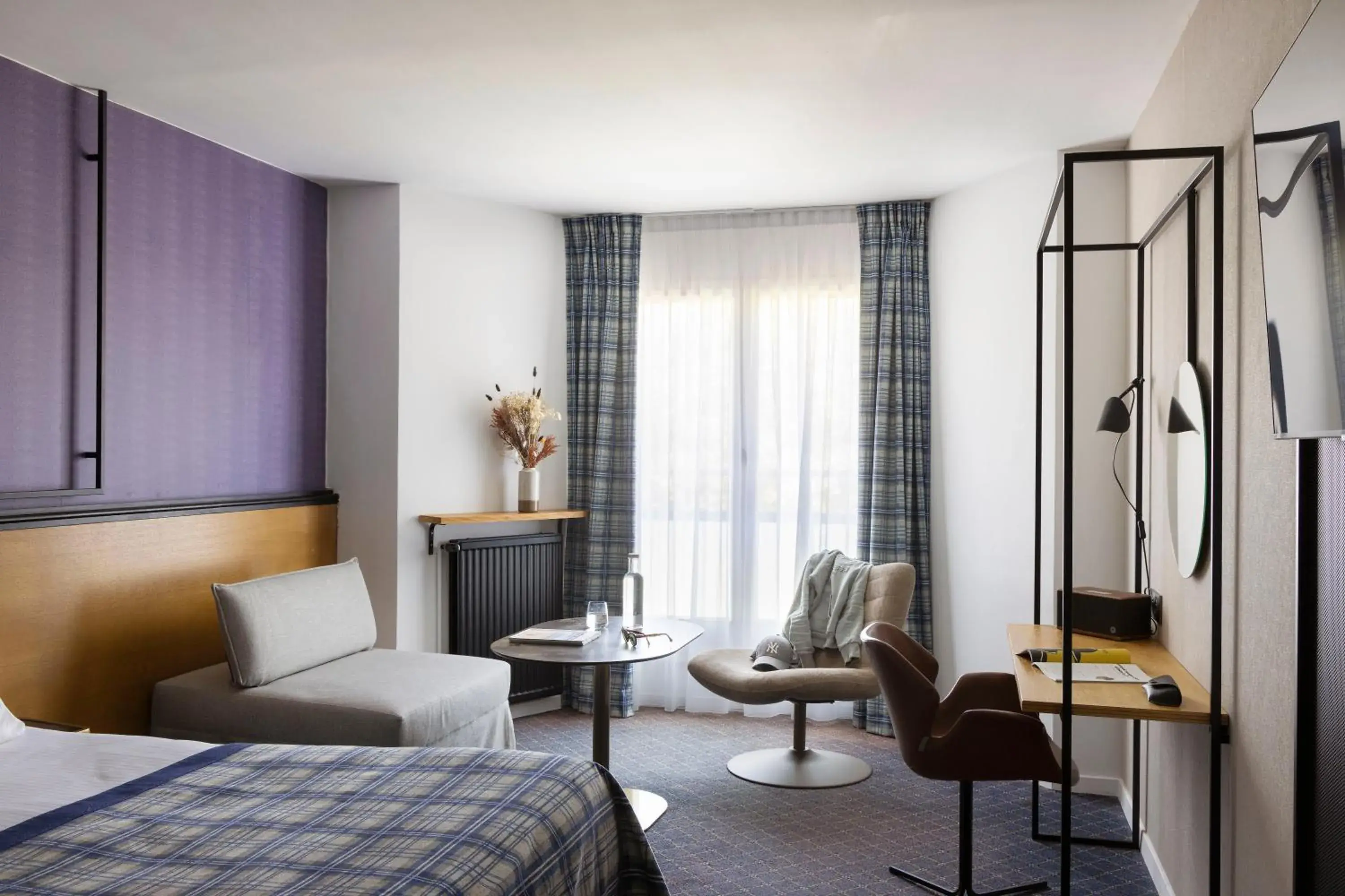 Bed in Hôtel Les Jardins de Deauville Bed in Hôtel Les Jardins de Deauville