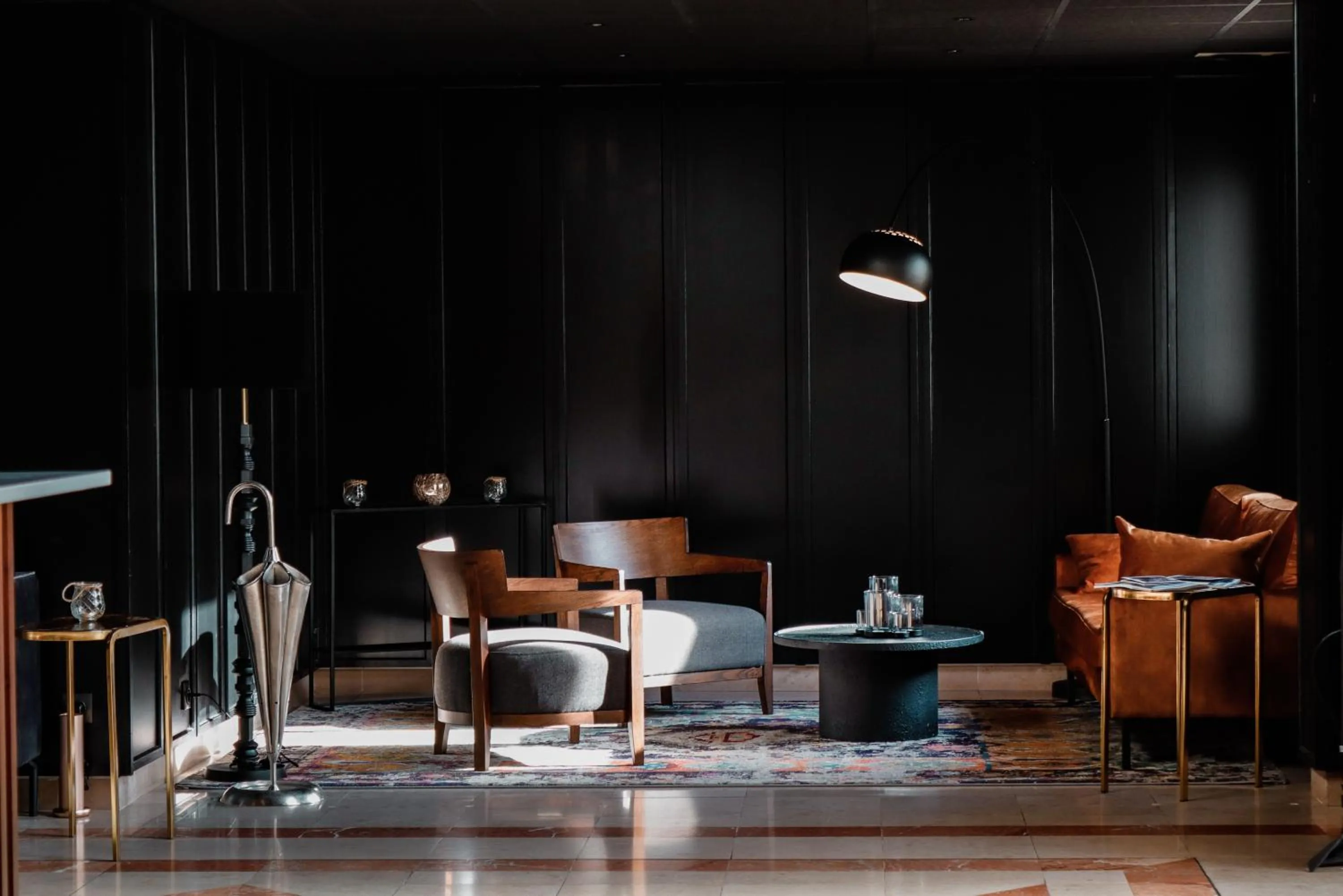 Living room in Hôtel Les Jardins de Deauville