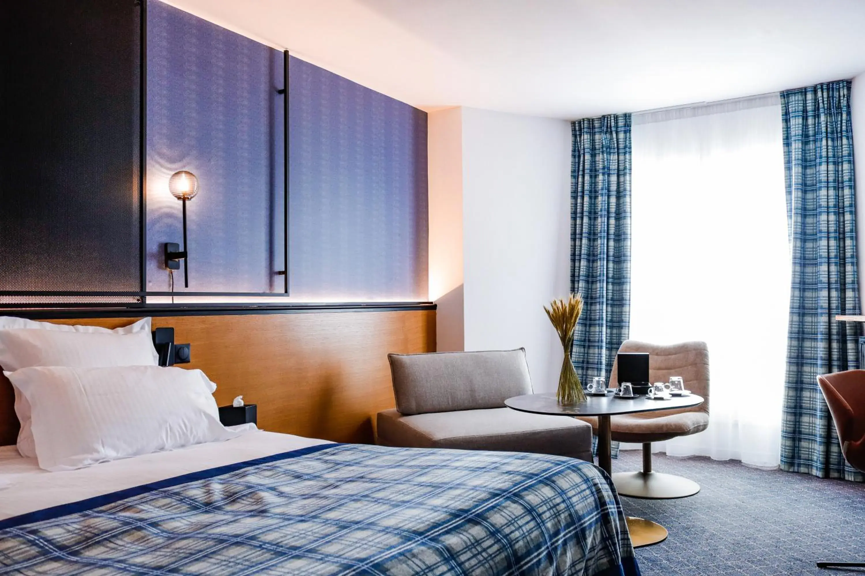 Bed in Hôtel Les Jardins de Deauville Bed in Hôtel Les Jardins de Deauville