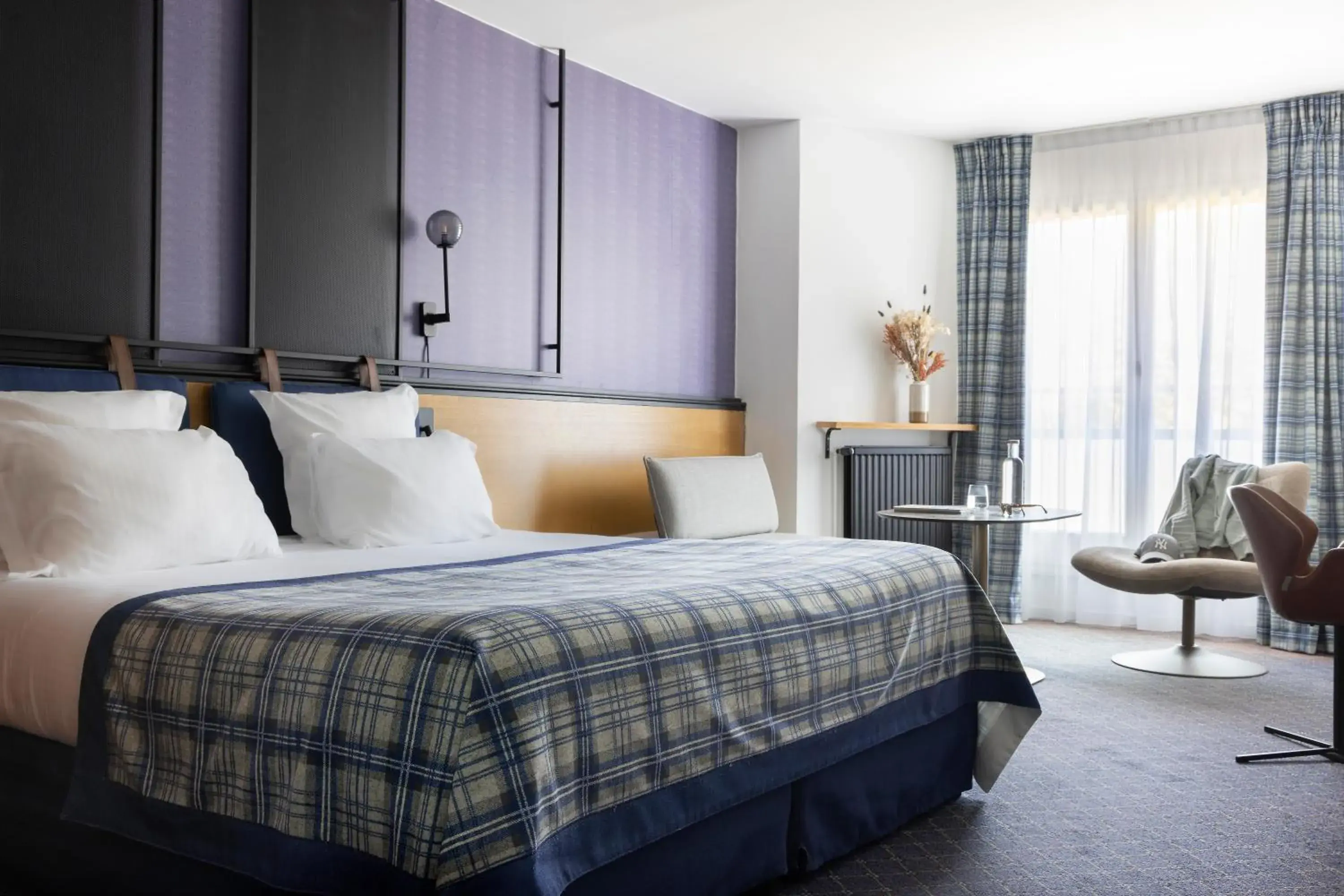 Bed in Hôtel Les Jardins de Deauville Bed in Hôtel Les Jardins de Deauville