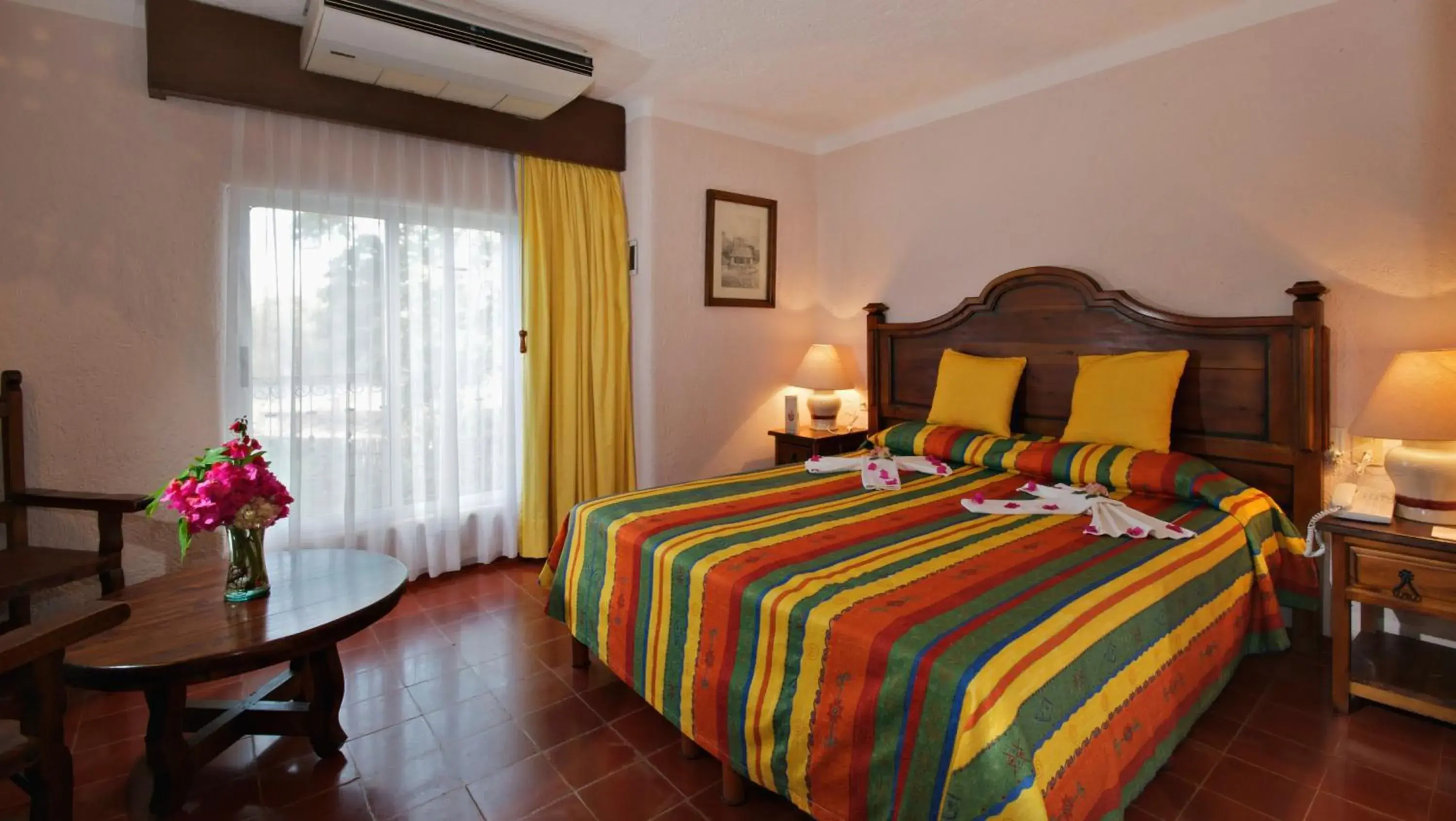 Bed in Villas Arqueologicas Chichen Itza Bed in Villas Arqueologicas Chichen Itza