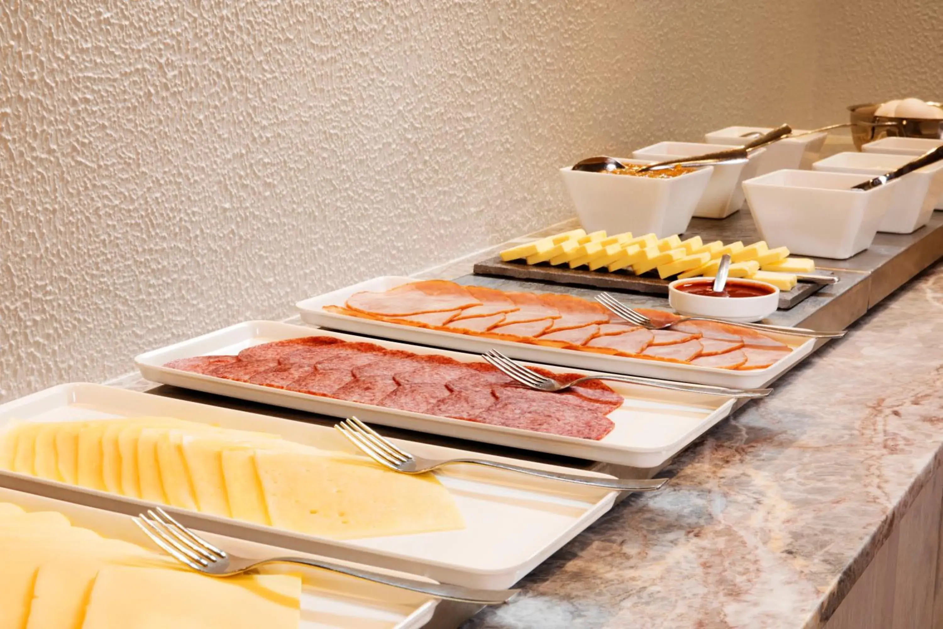 Continental breakfast in Fosshotel Lind Continental breakfast in Fosshotel Lind