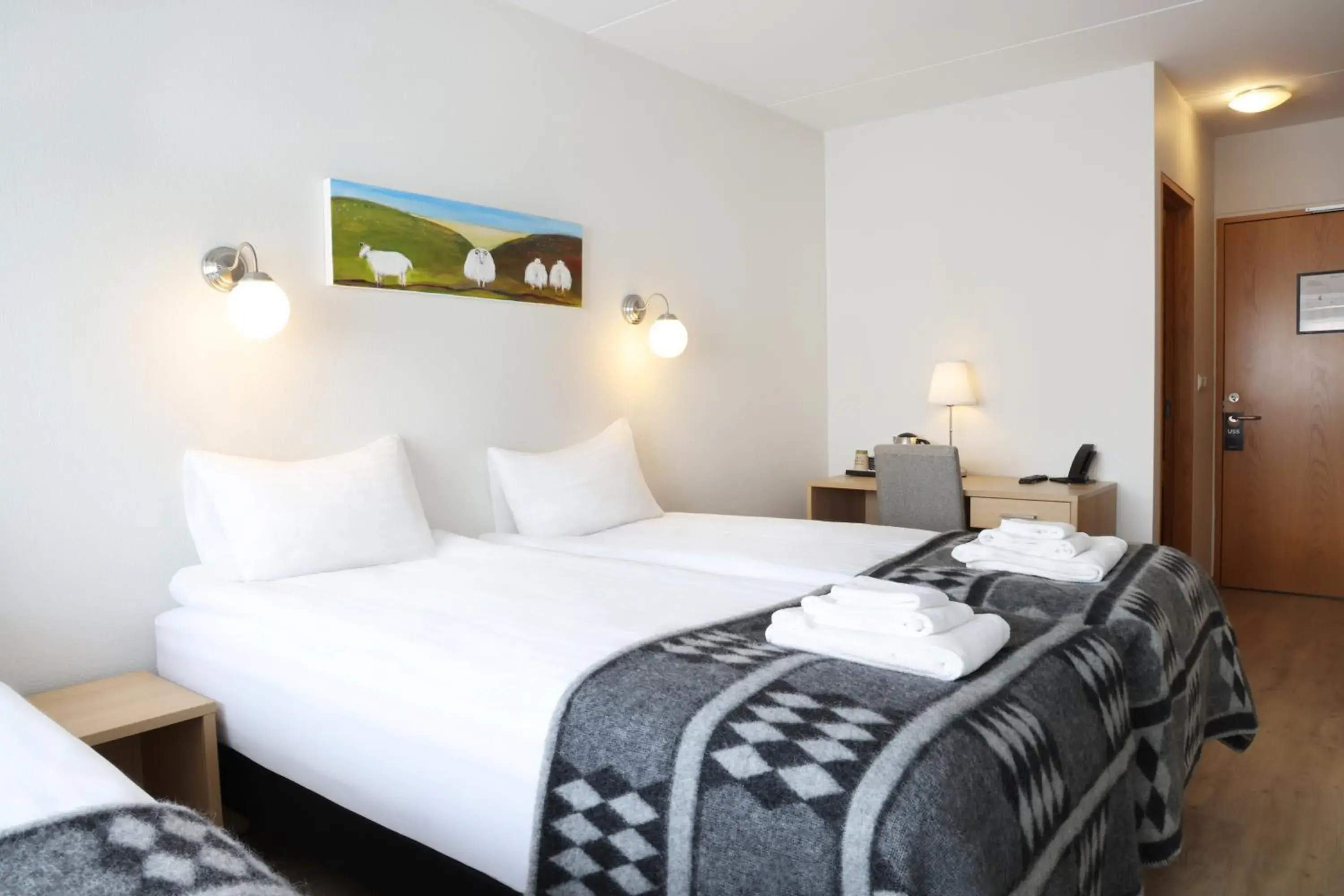 Bedroom, Bed in Fosshotel Lind Bedroom, Bed in Fosshotel Lind