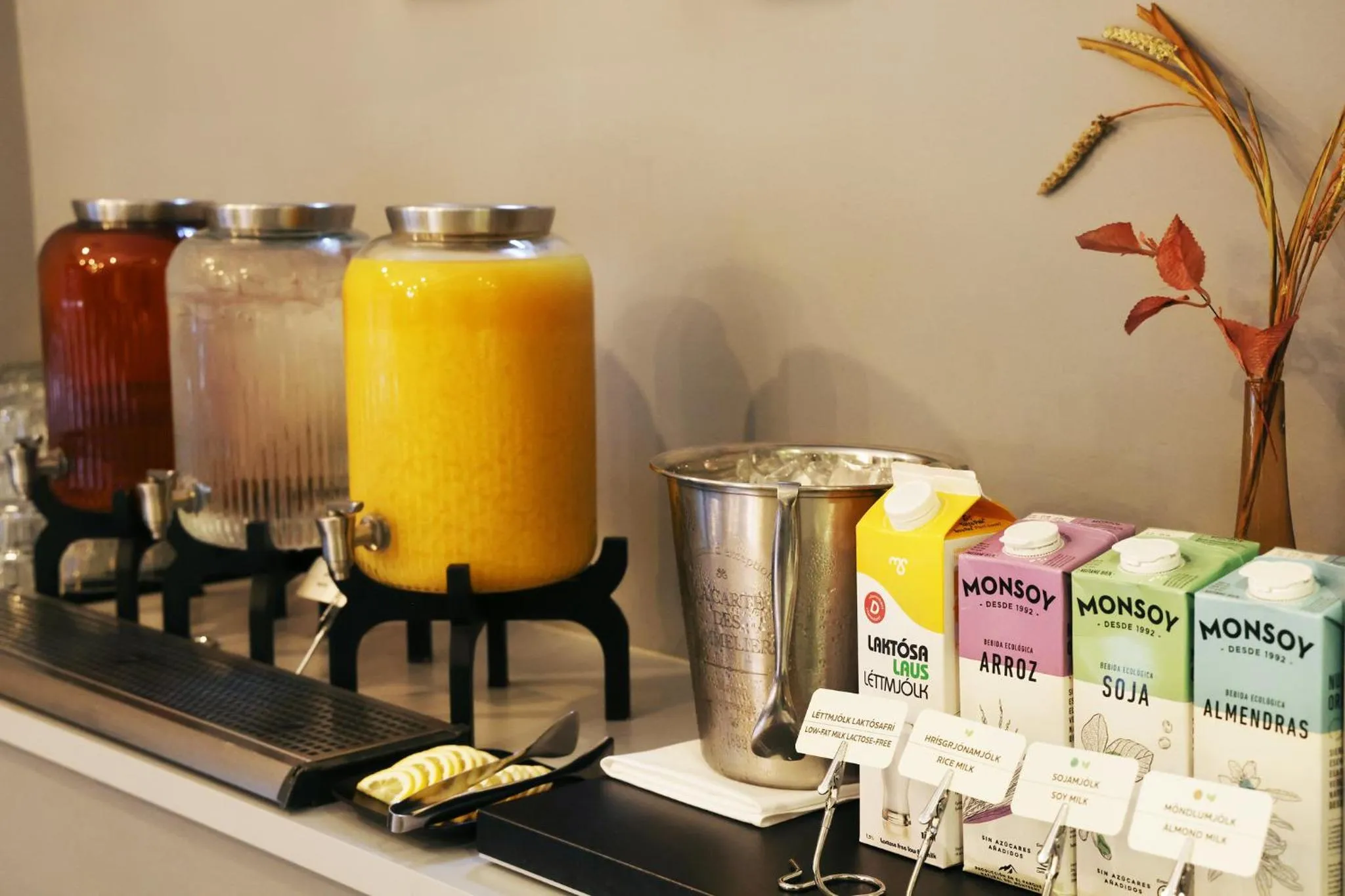 Buffet breakfast in Fosshotel Baron