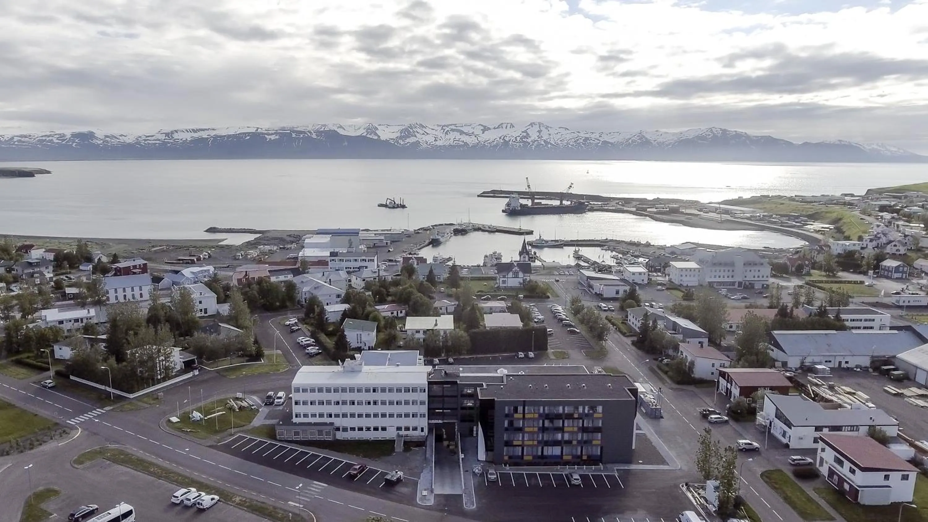 City view in Fosshotel Husavik