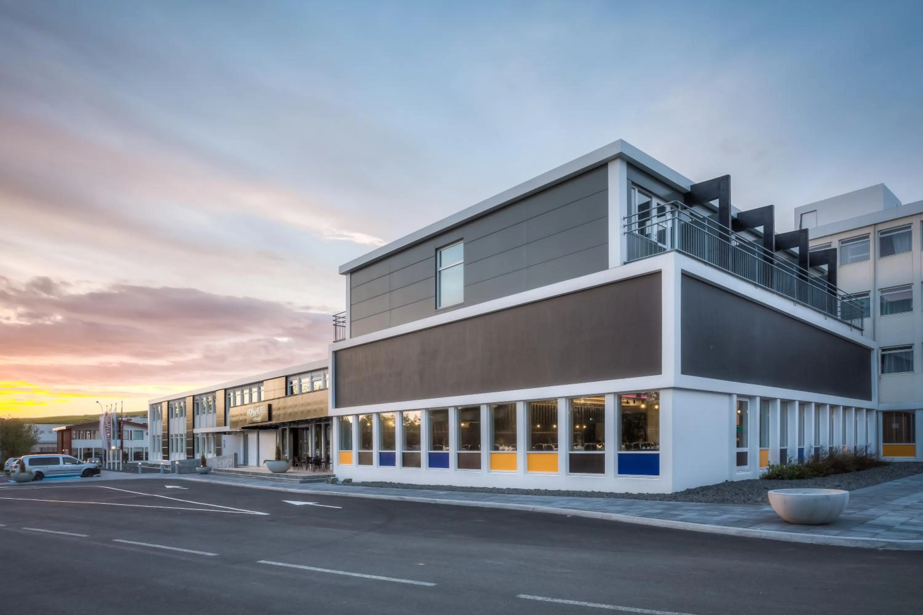 Property building in Fosshotel Husavik