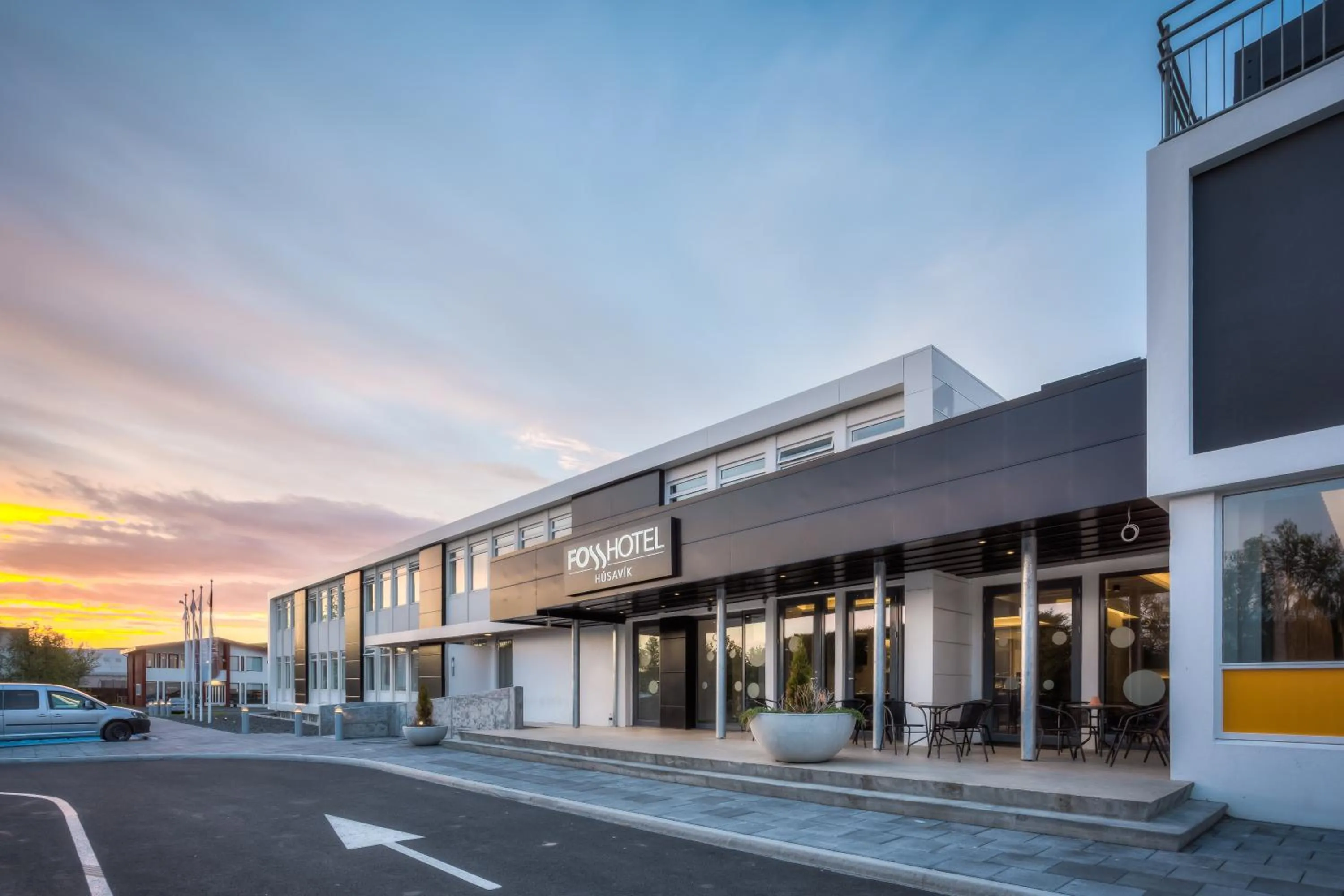 Facade/entrance in Fosshotel Husavik