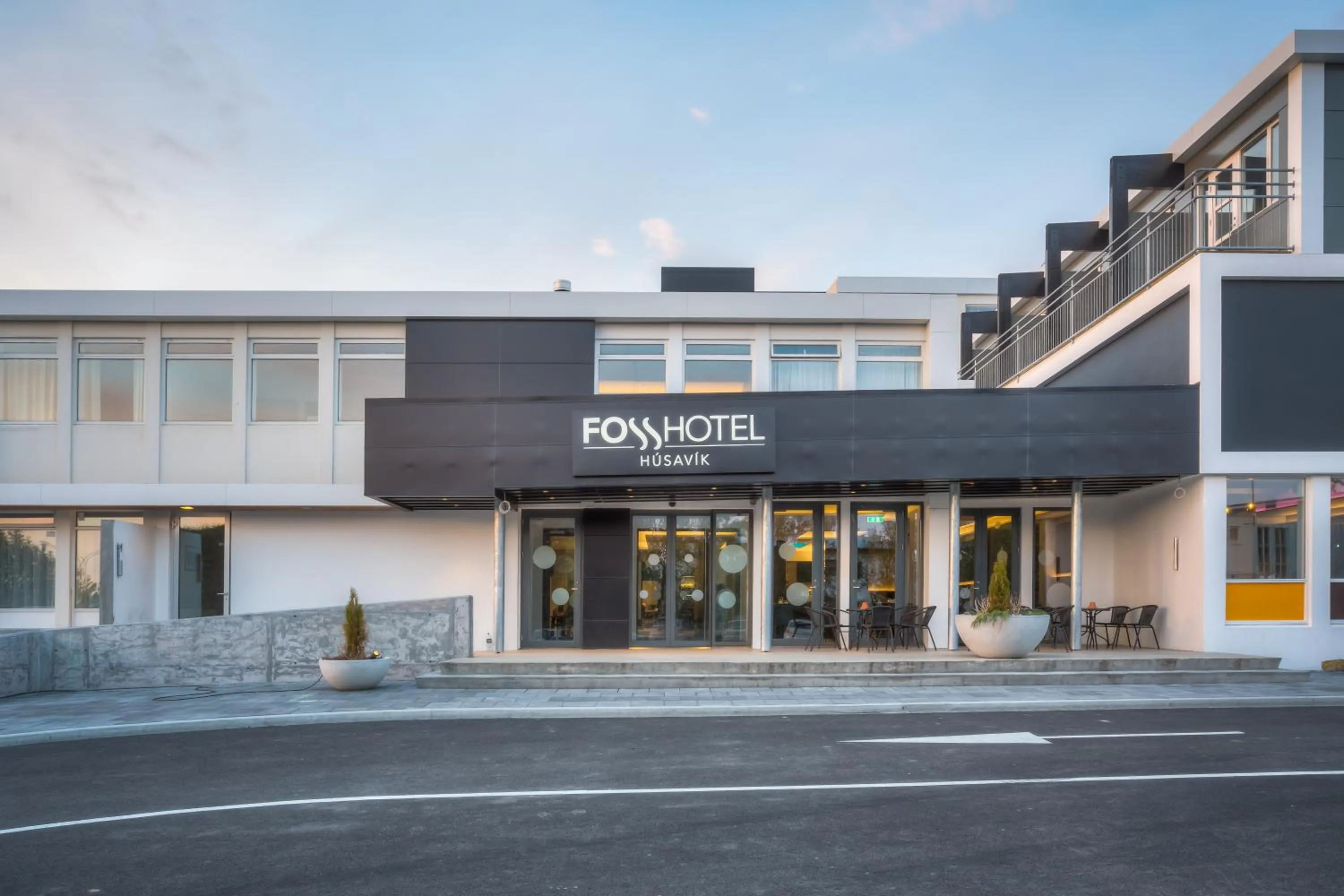 Facade/entrance in Fosshotel Husavik