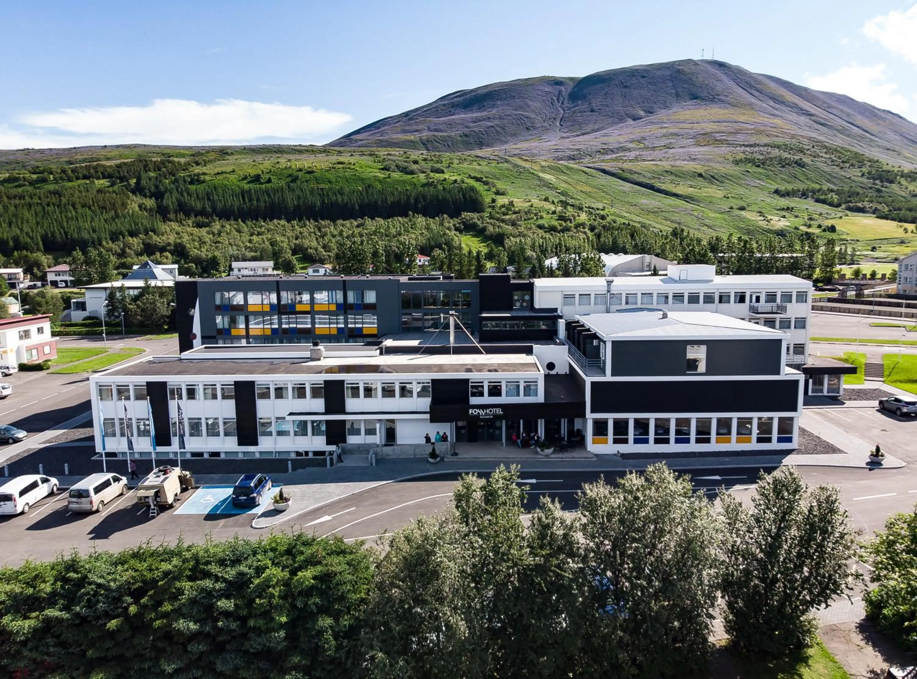 Property building in Fosshotel Husavik