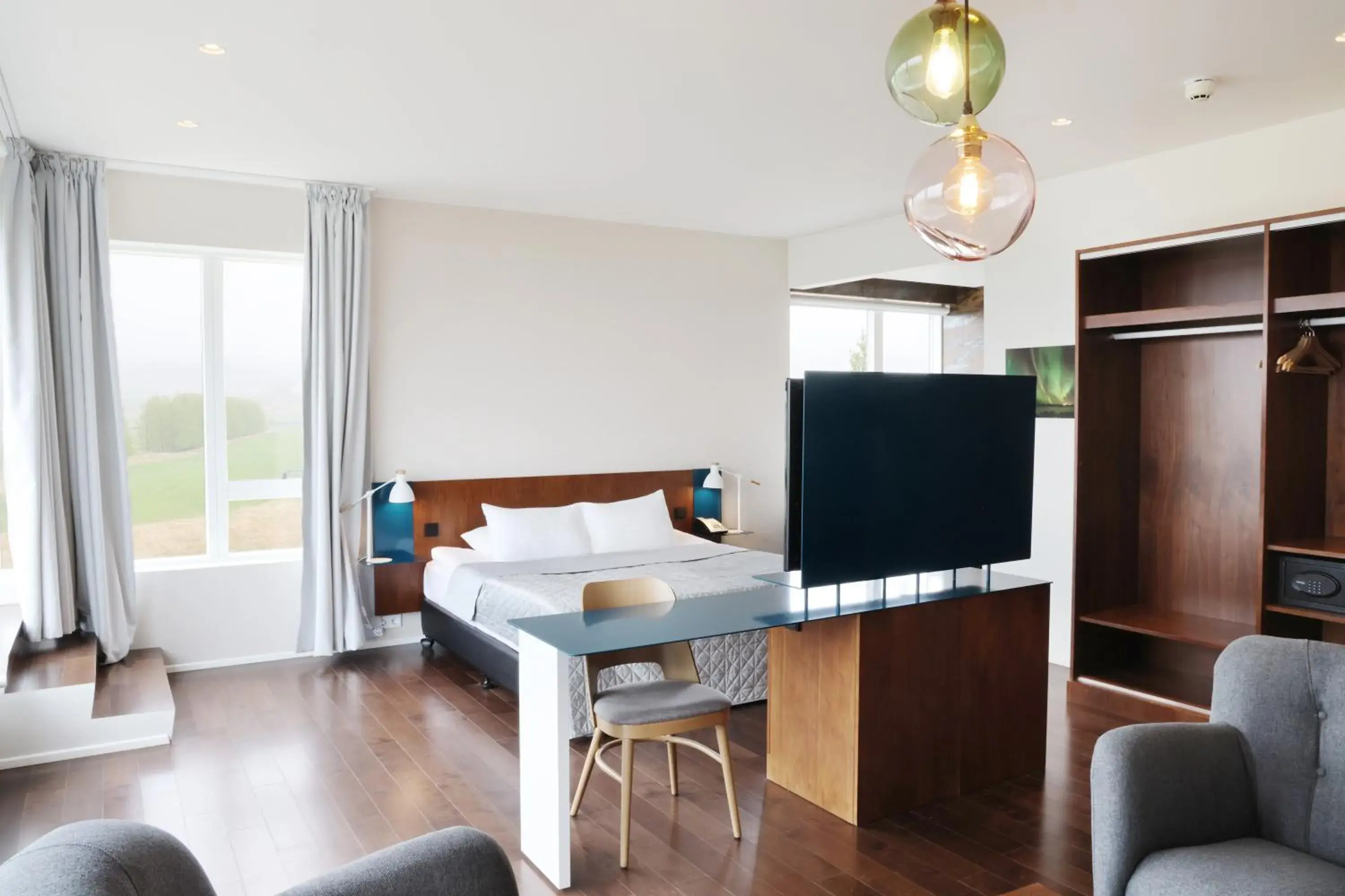 Bed in Fosshotel Vatnajökull Bed in Fosshotel Vatnajökull