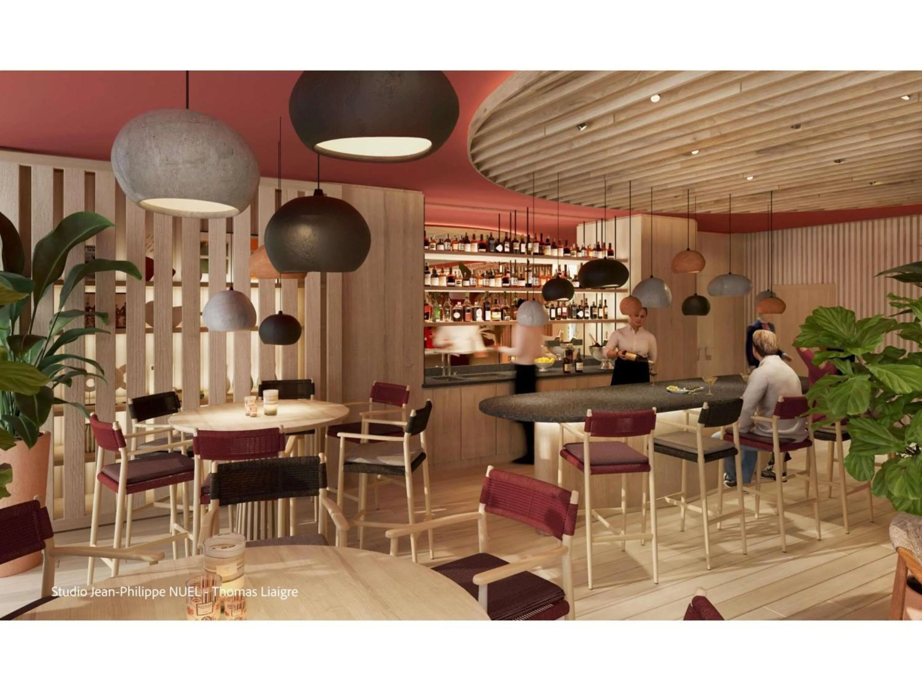 Lounge or bar in Le Talaia Hôtel & Spa Biarritz - MGallery Collection