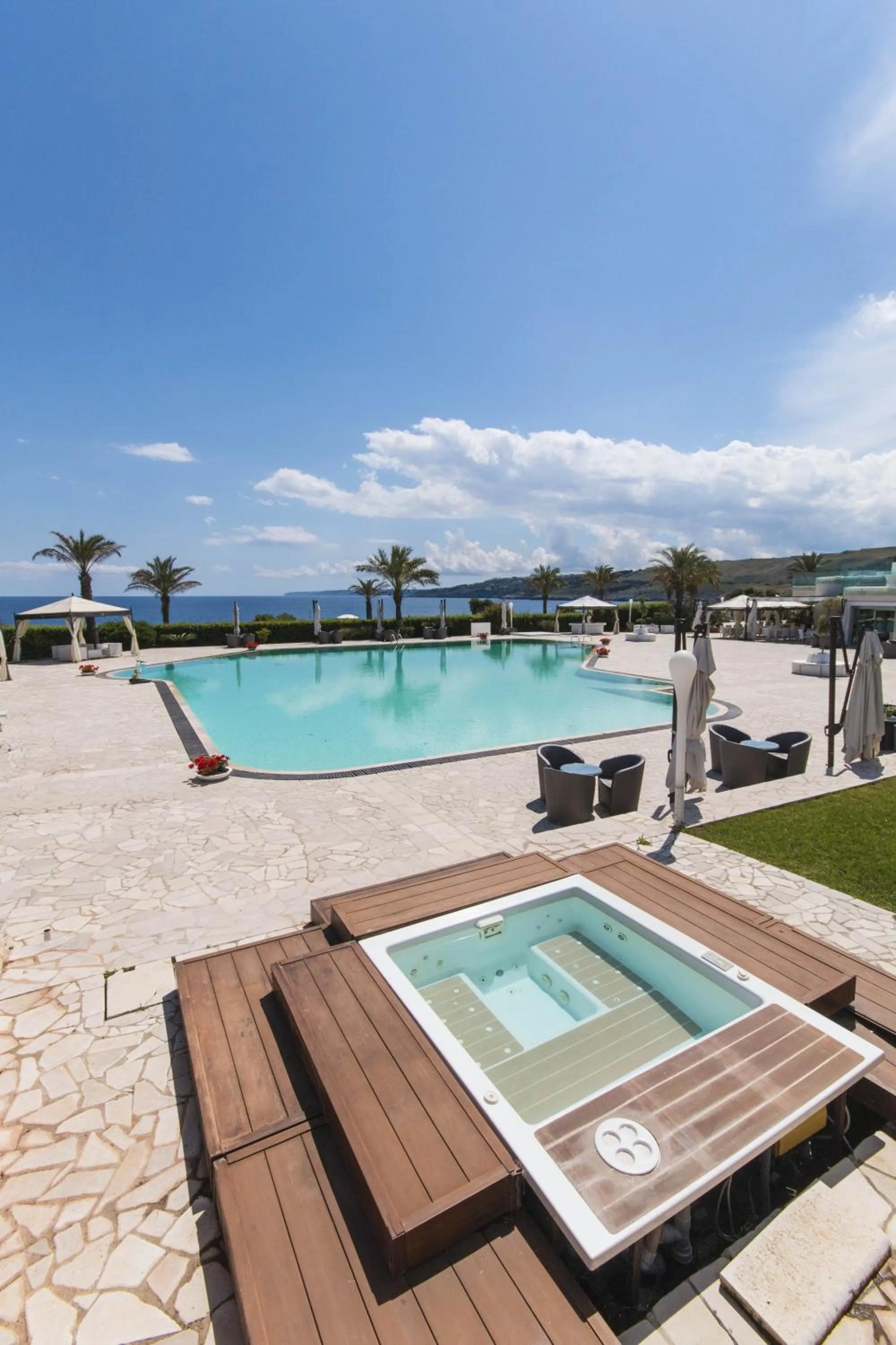 Patio in Augustus Resort