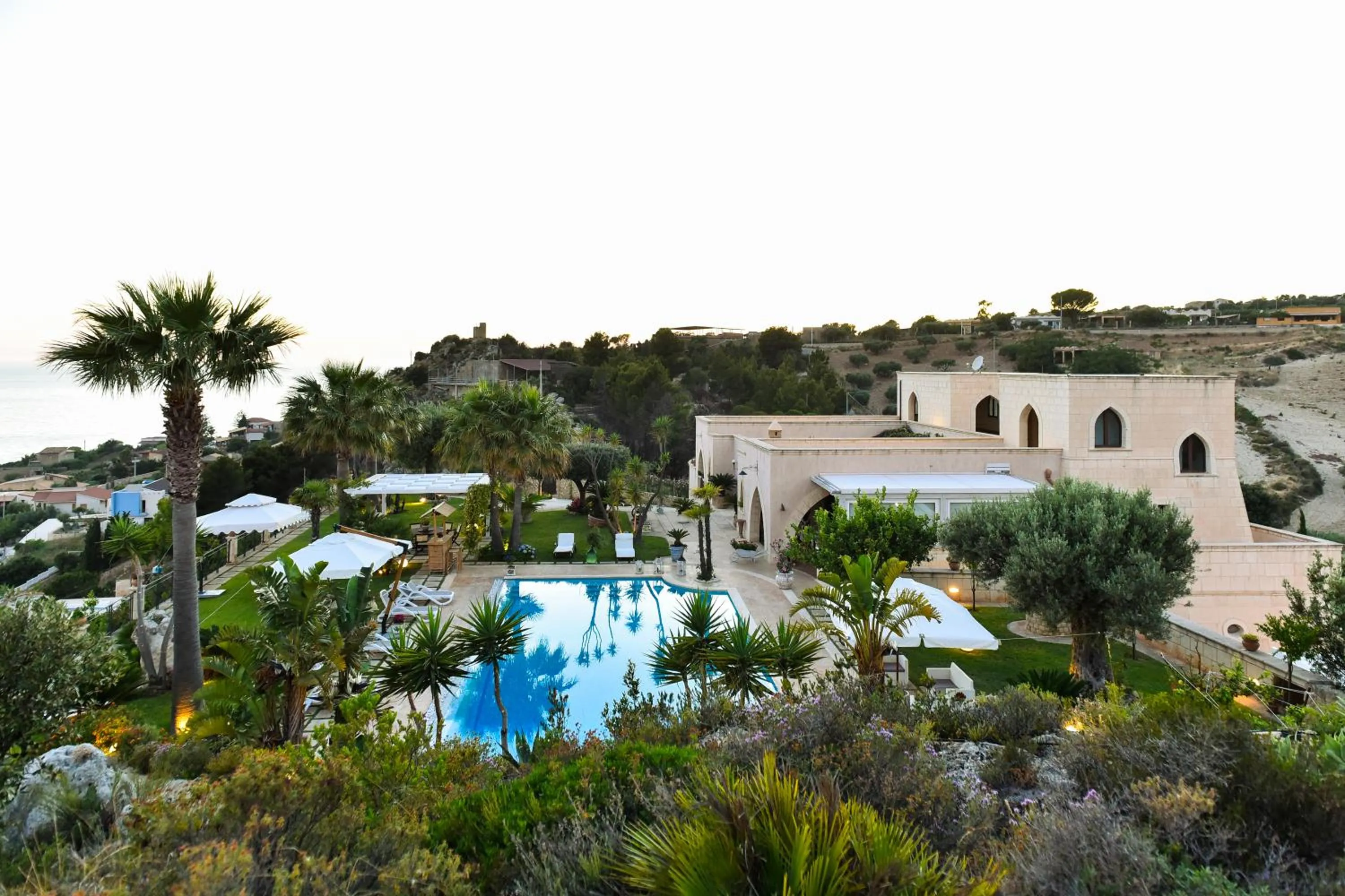 Pool view in Kete Deluxe Rooms