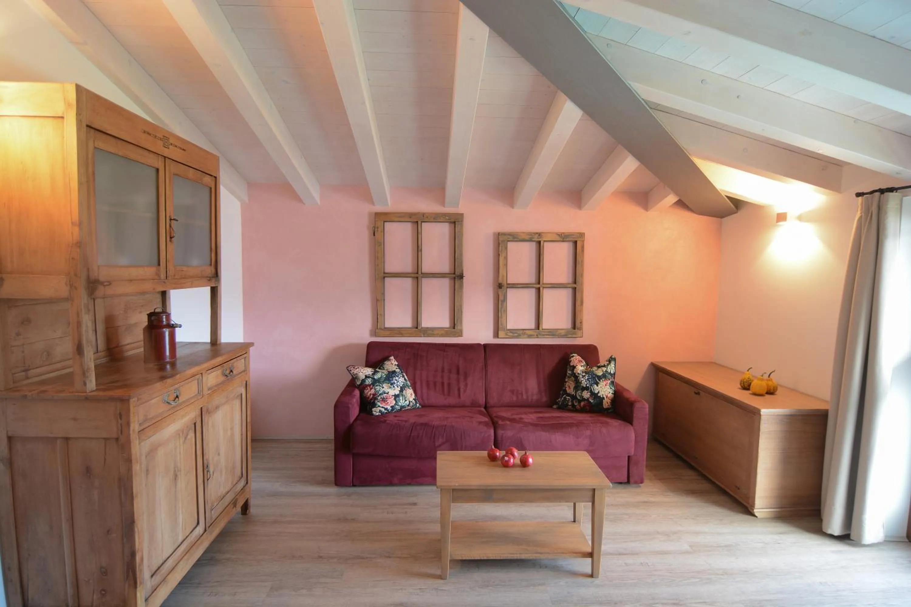 Living room in Cascina Varini