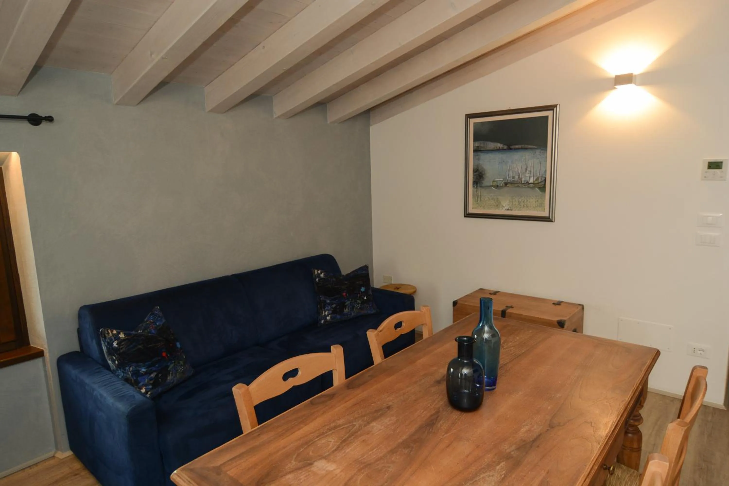 Seating area in Cascina Varini