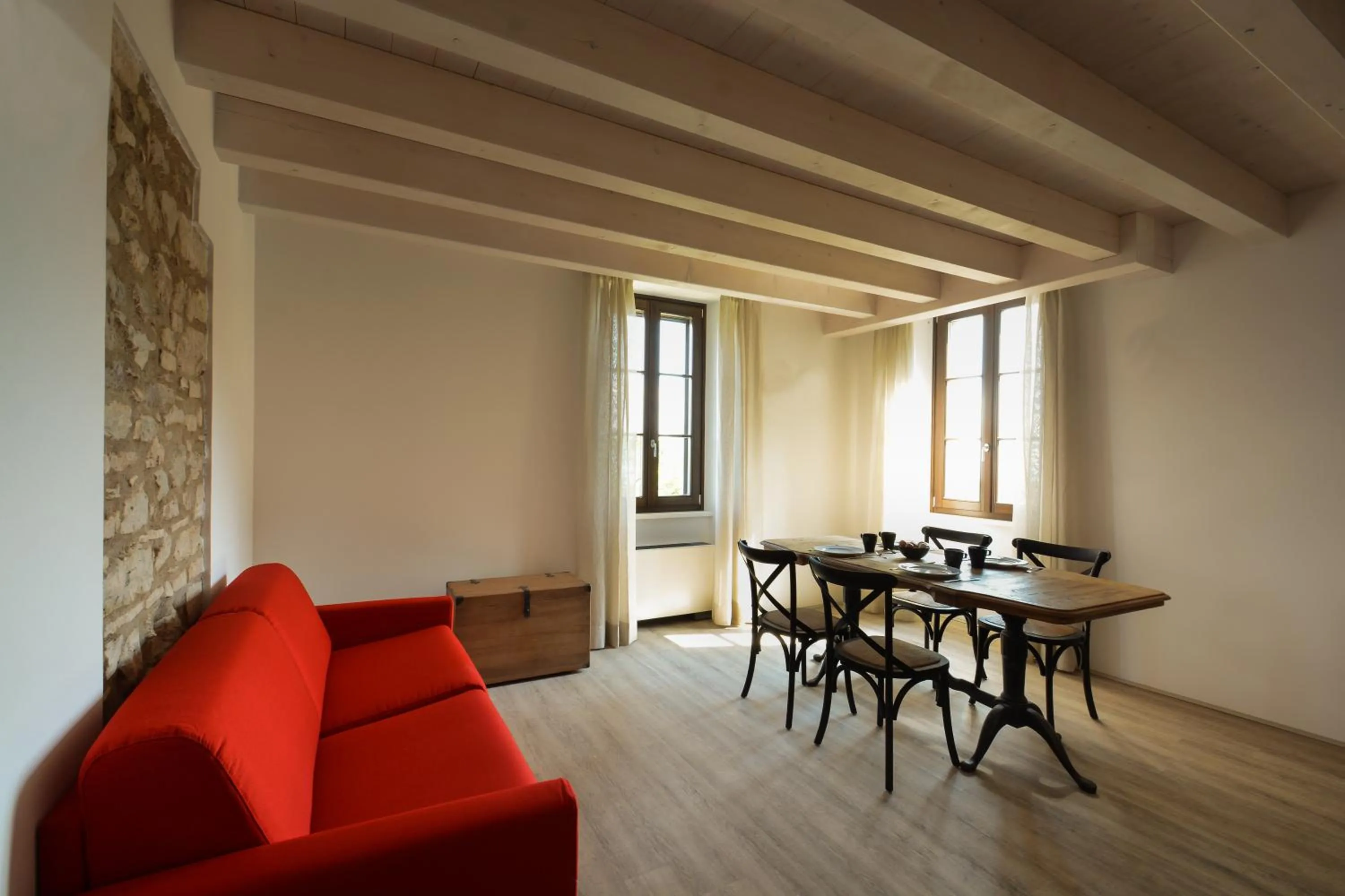 Living room in Cascina Varini