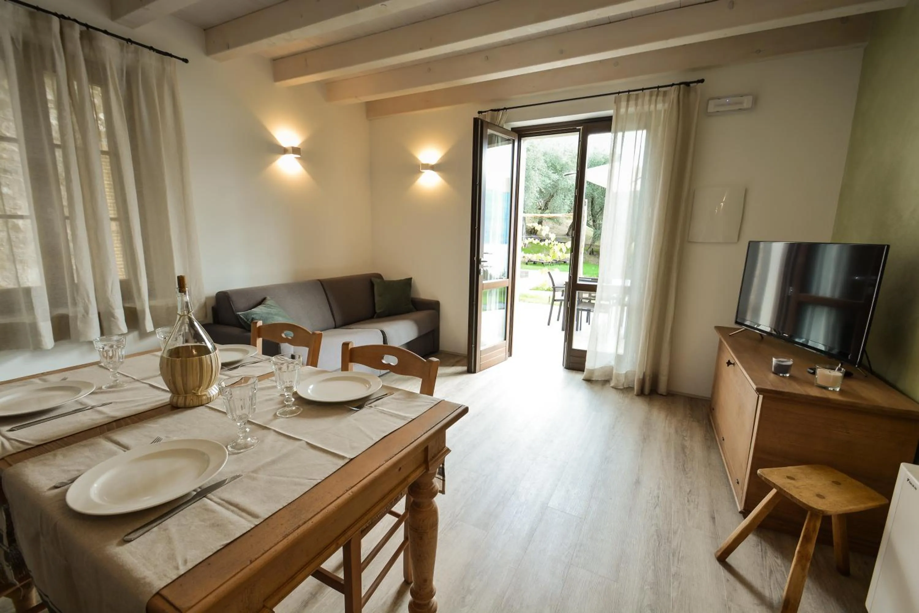 Living room in Cascina Varini