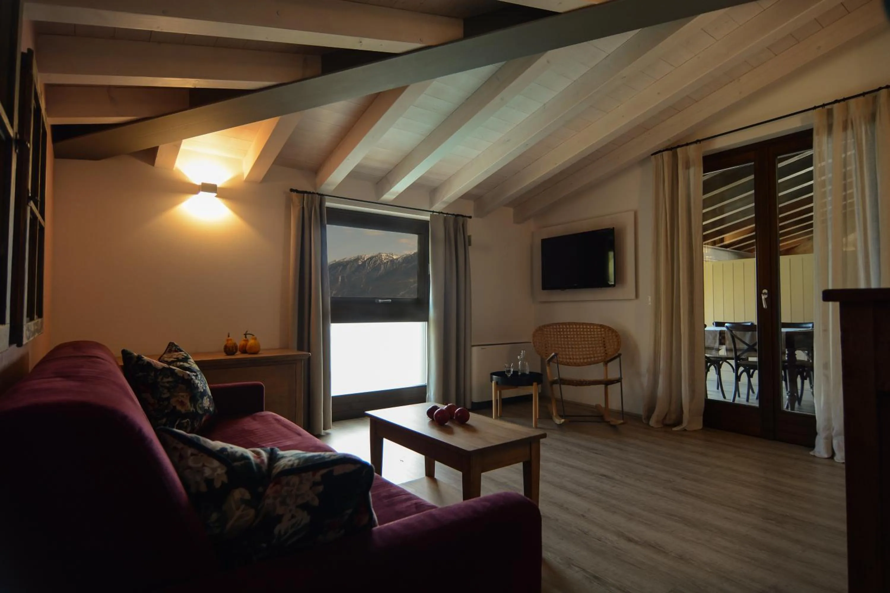 Living room in Cascina Varini