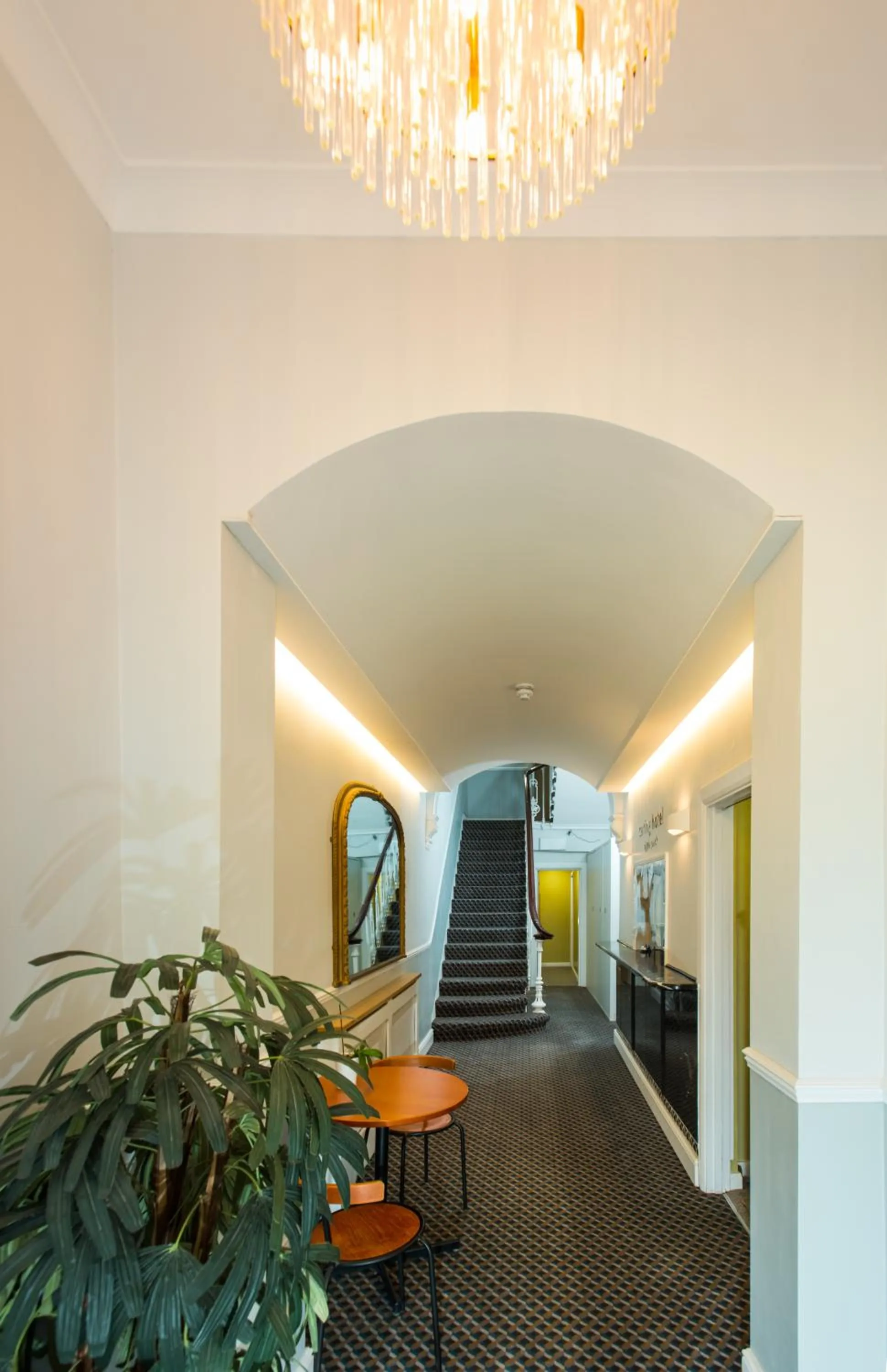 Lobby or reception in Caring Hotel