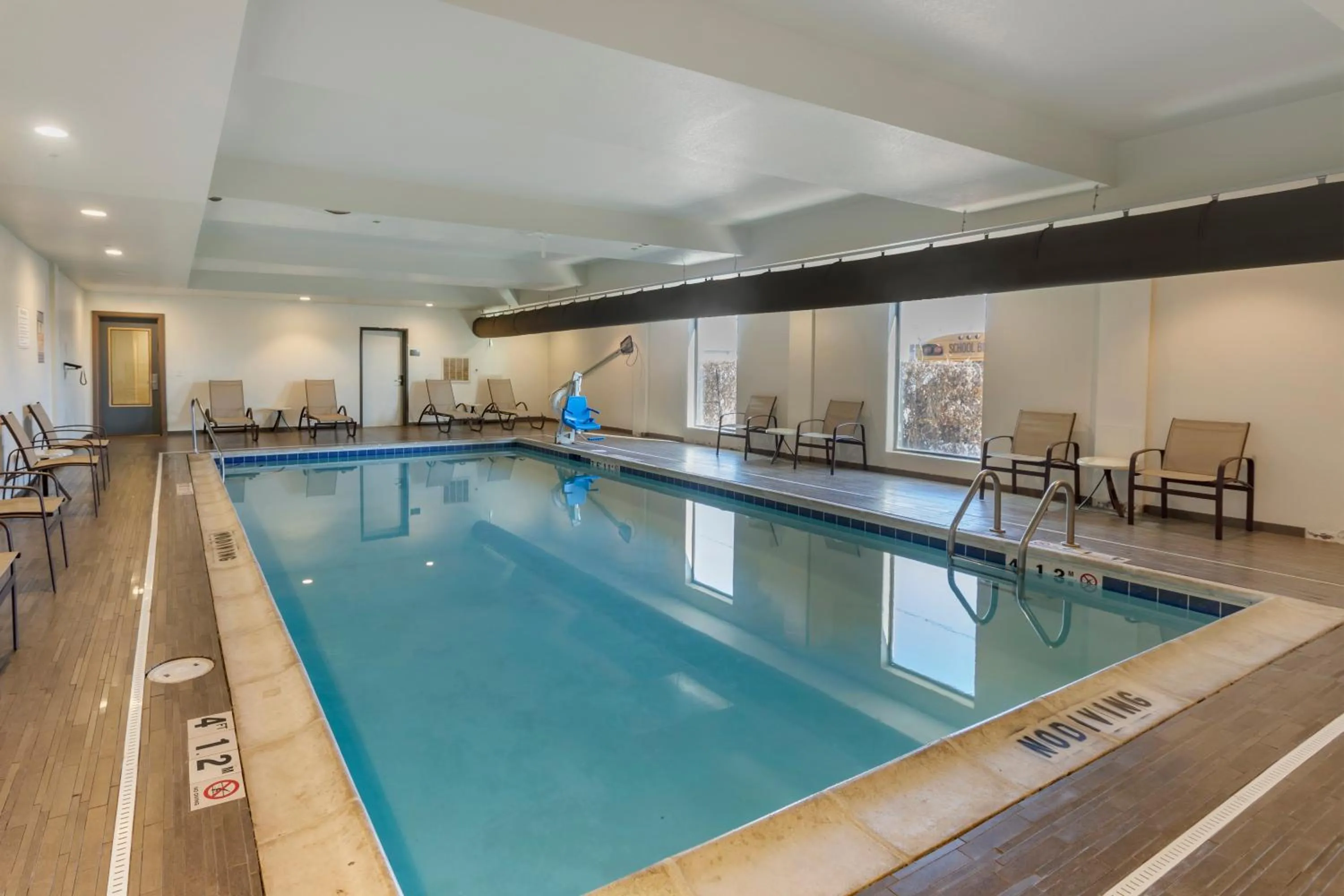 Swimming pool in MainStay Suites Near Denver Downtown