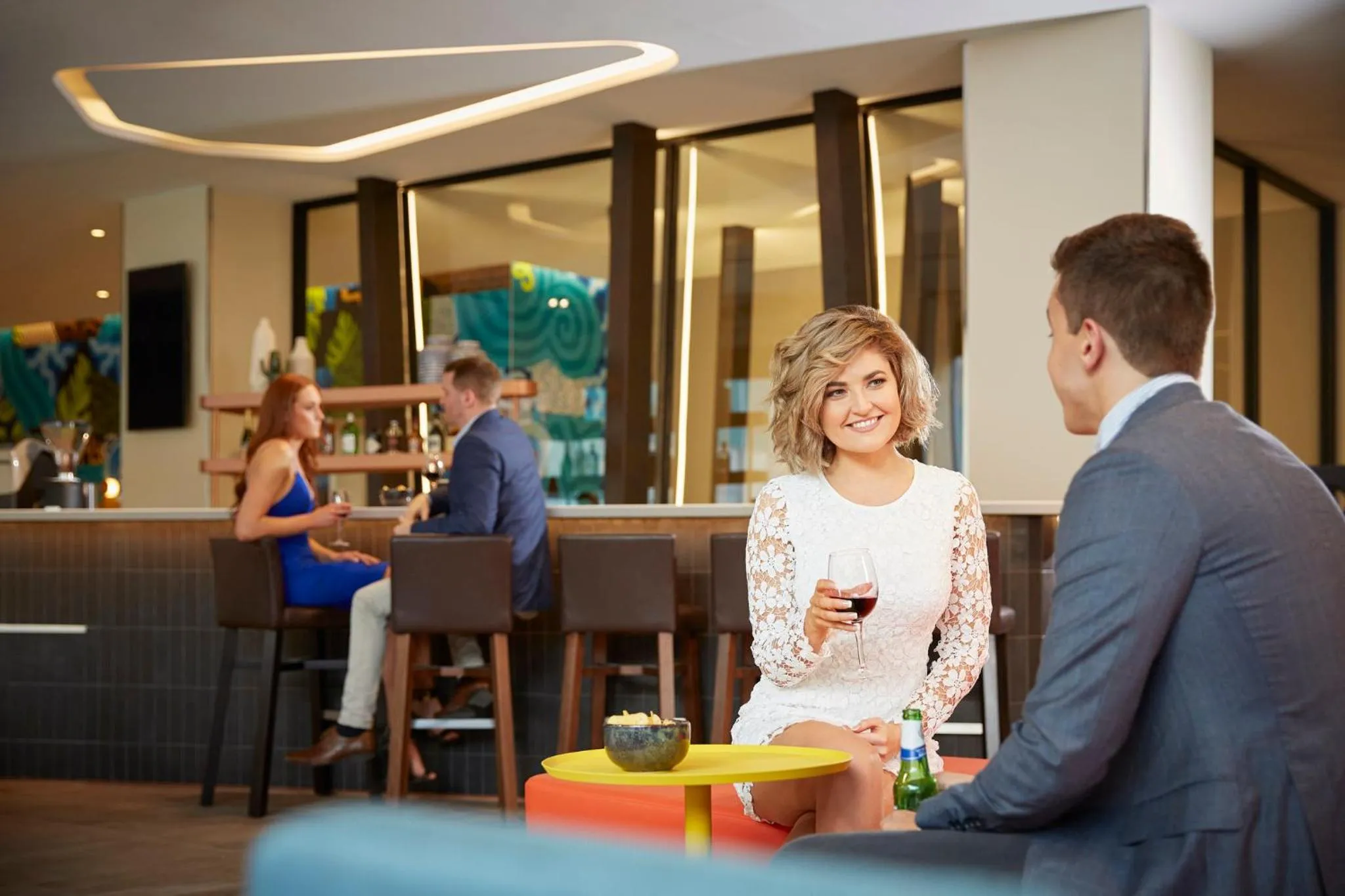 Lounge or bar in Holiday Inn Express Adelaide City Centre by IHG