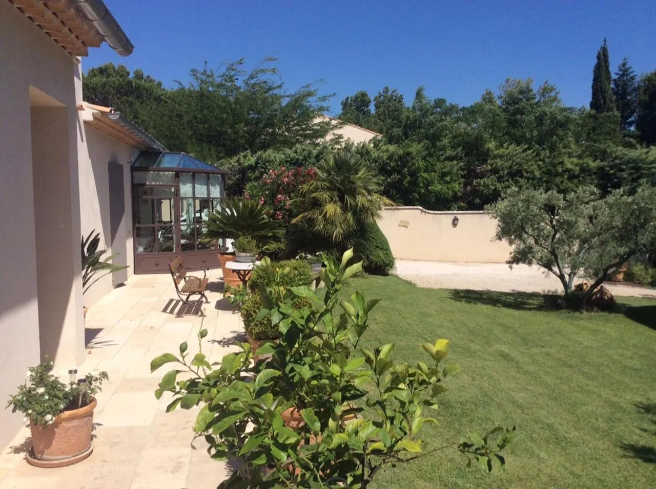 Garden in Chambre d'hôte Anais