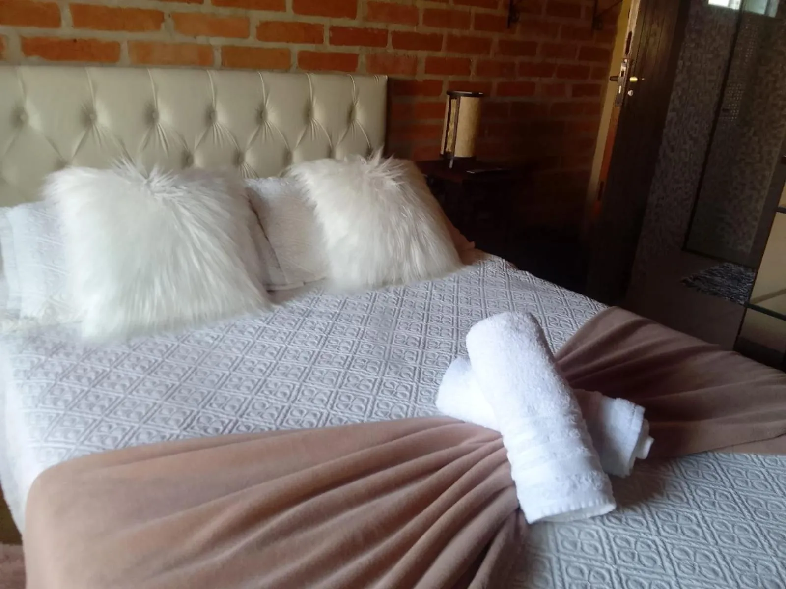 Bed in Pousada Refugio Sol e Brisa