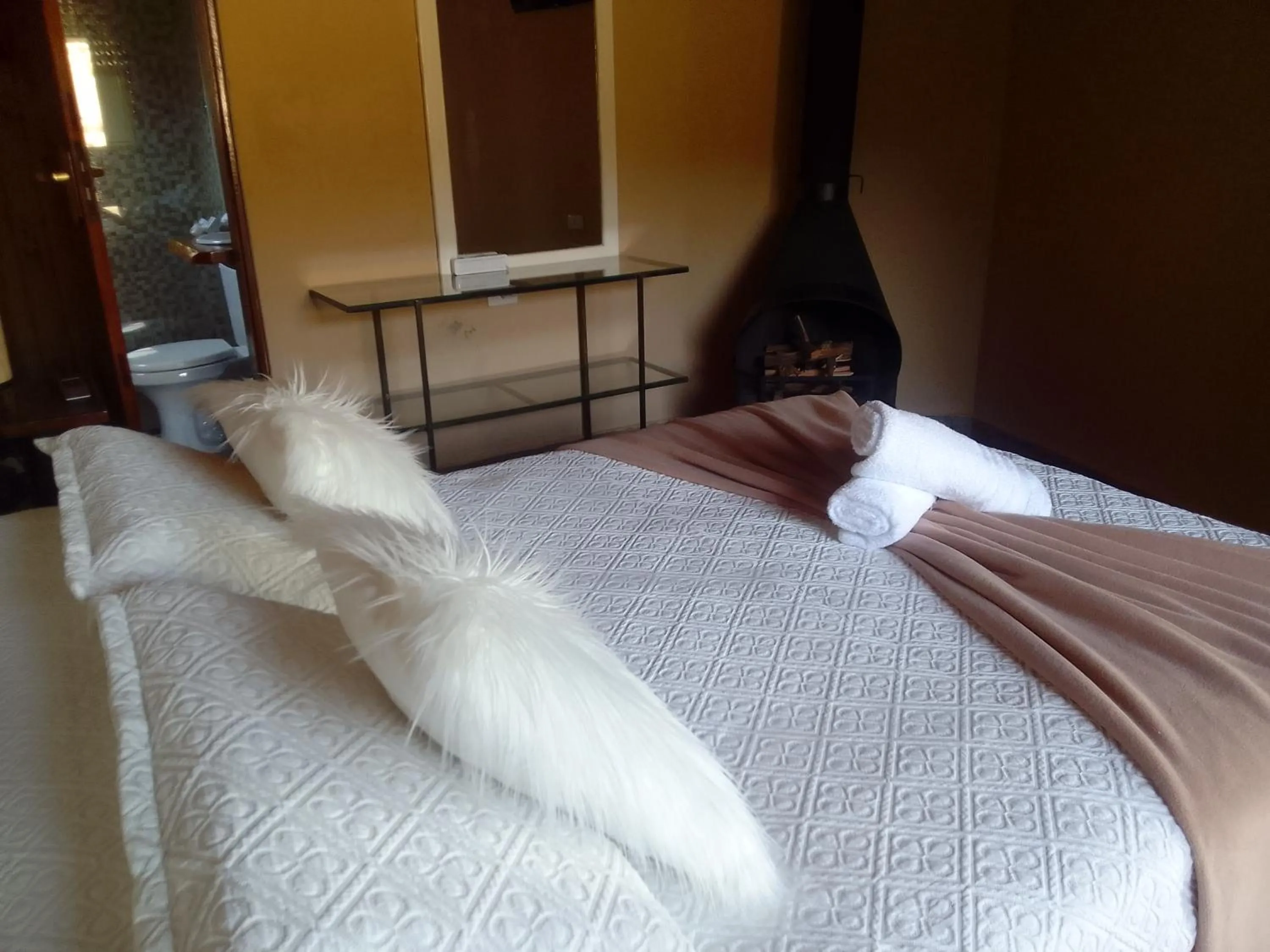 Bed in Pousada Refugio Sol e Brisa