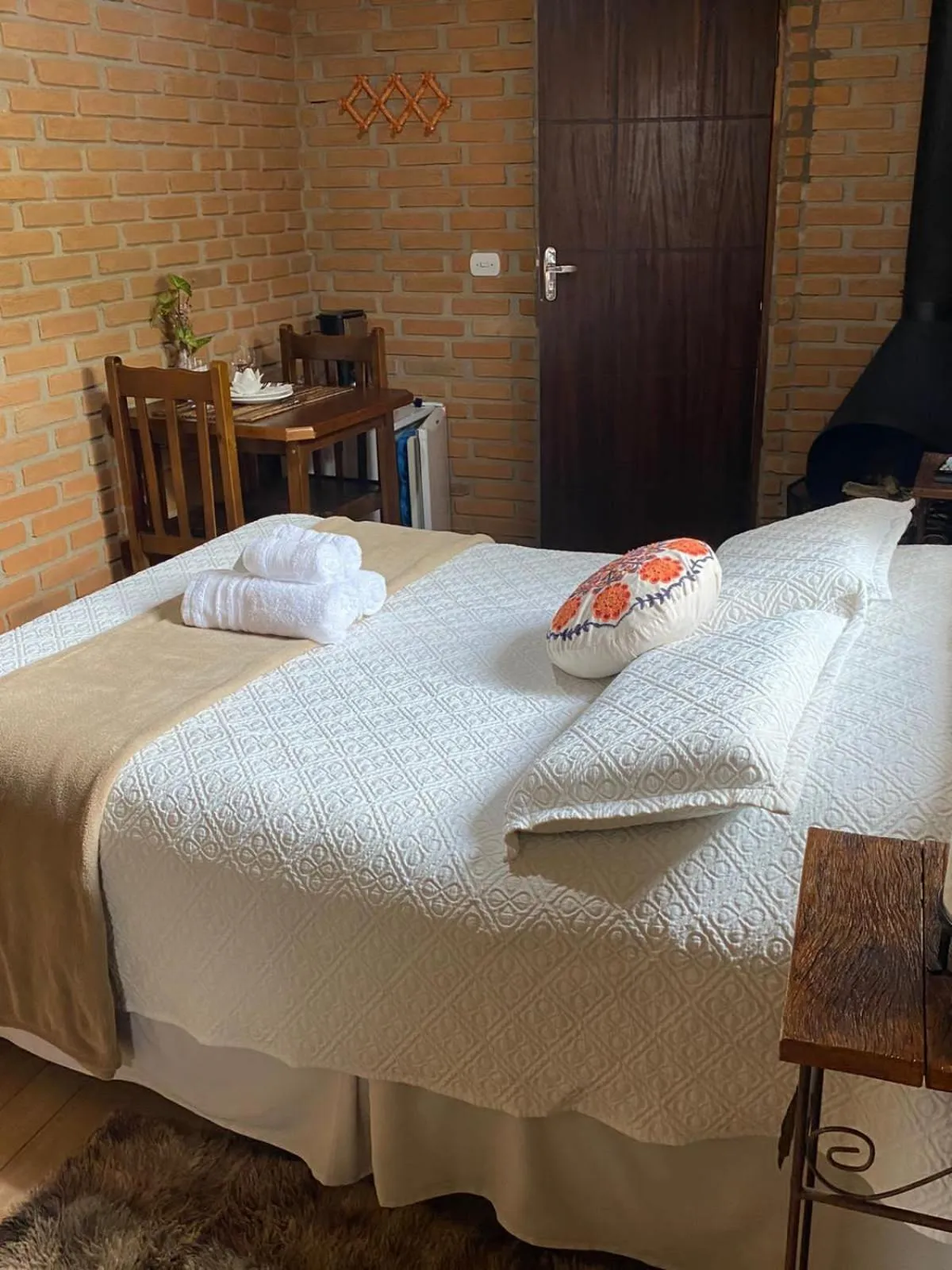 Bathroom, Bed in Pousada Refugio Sol e Brisa