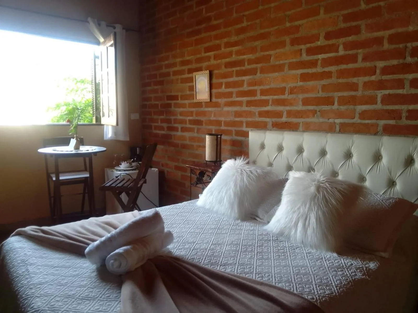 Bed in Pousada Refugio Sol e Brisa