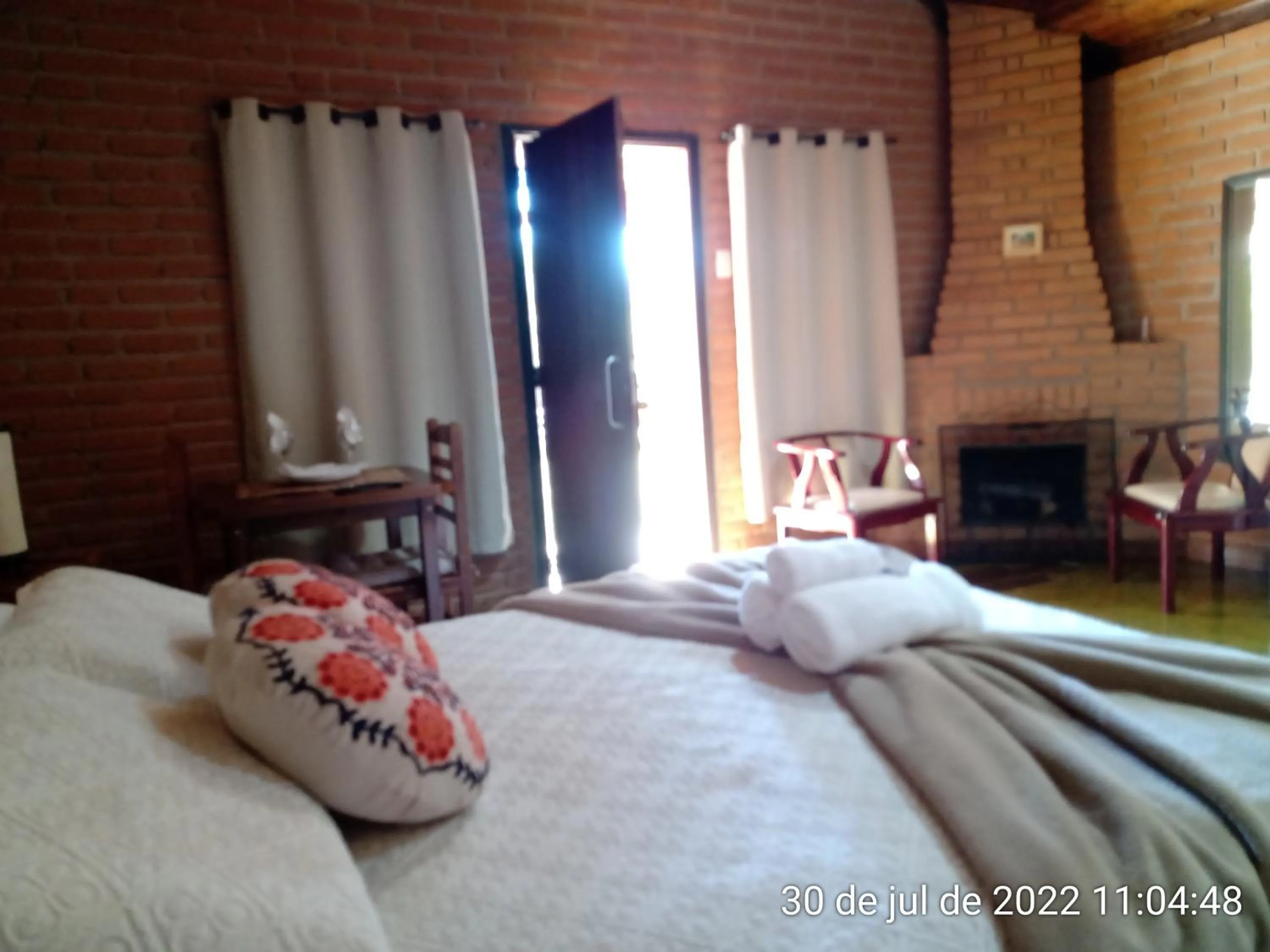 Bed in Pousada Refugio Sol e Brisa