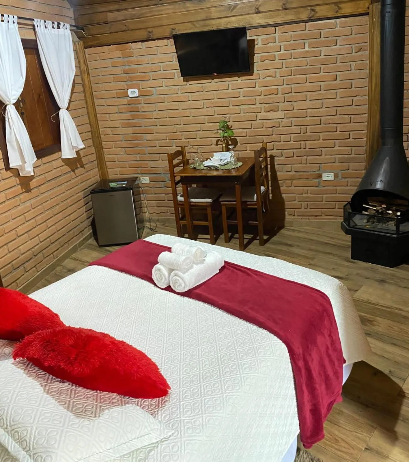 Bed in Pousada Refugio Sol e Brisa