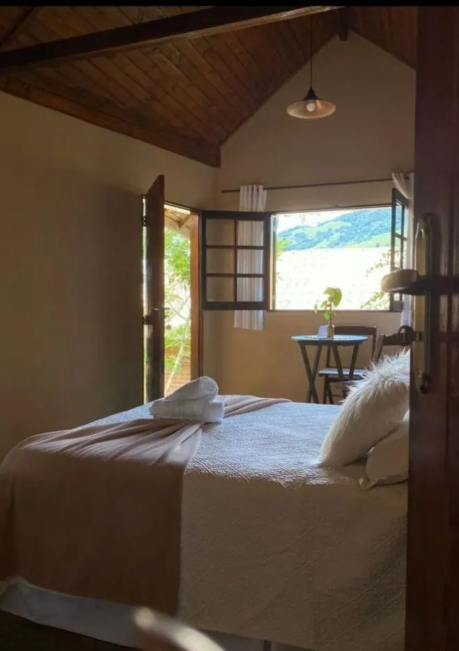 TV and multimedia, Bed in Pousada Refugio Sol e Brisa