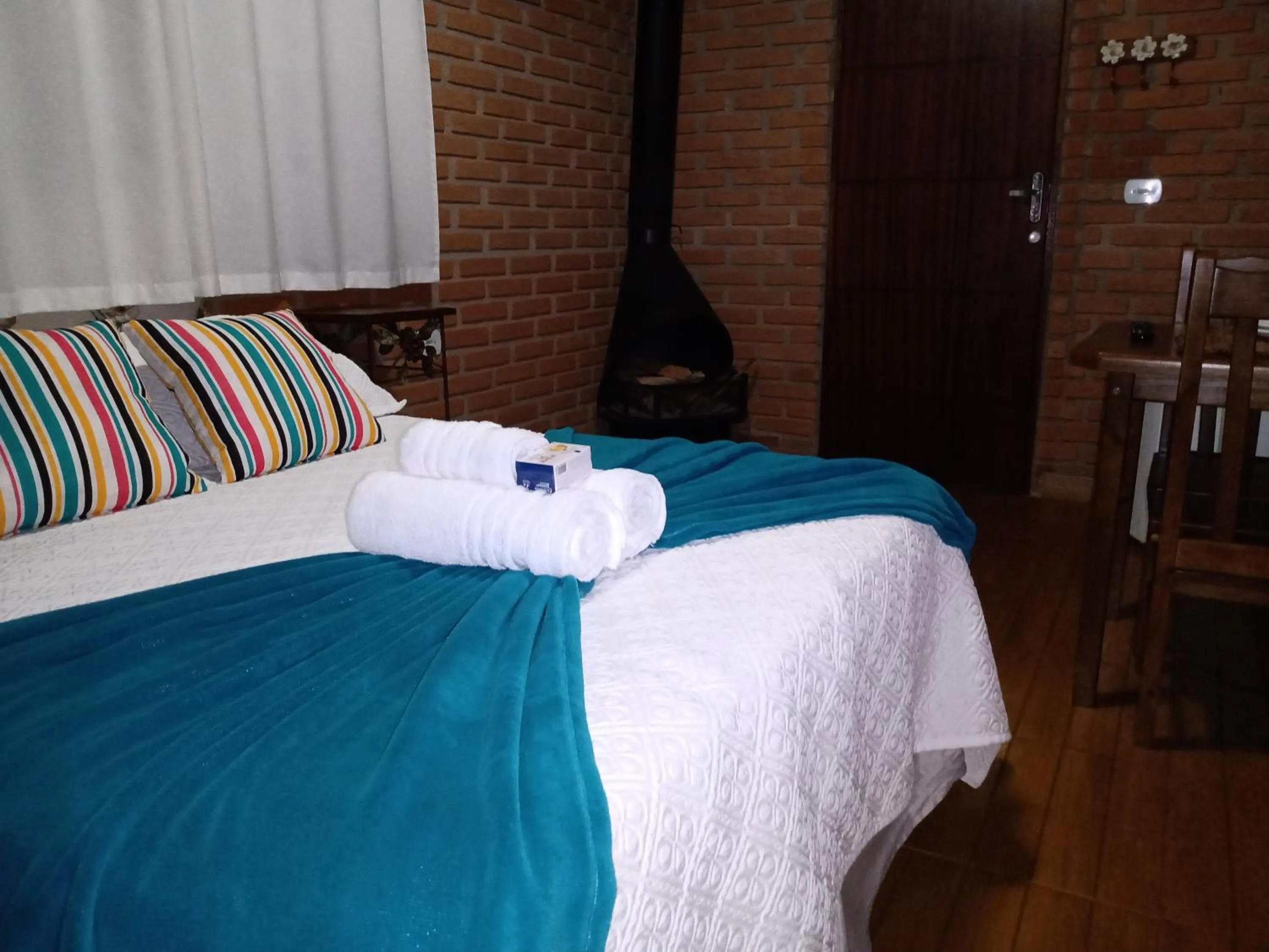 Bed in Pousada Refugio Sol e Brisa