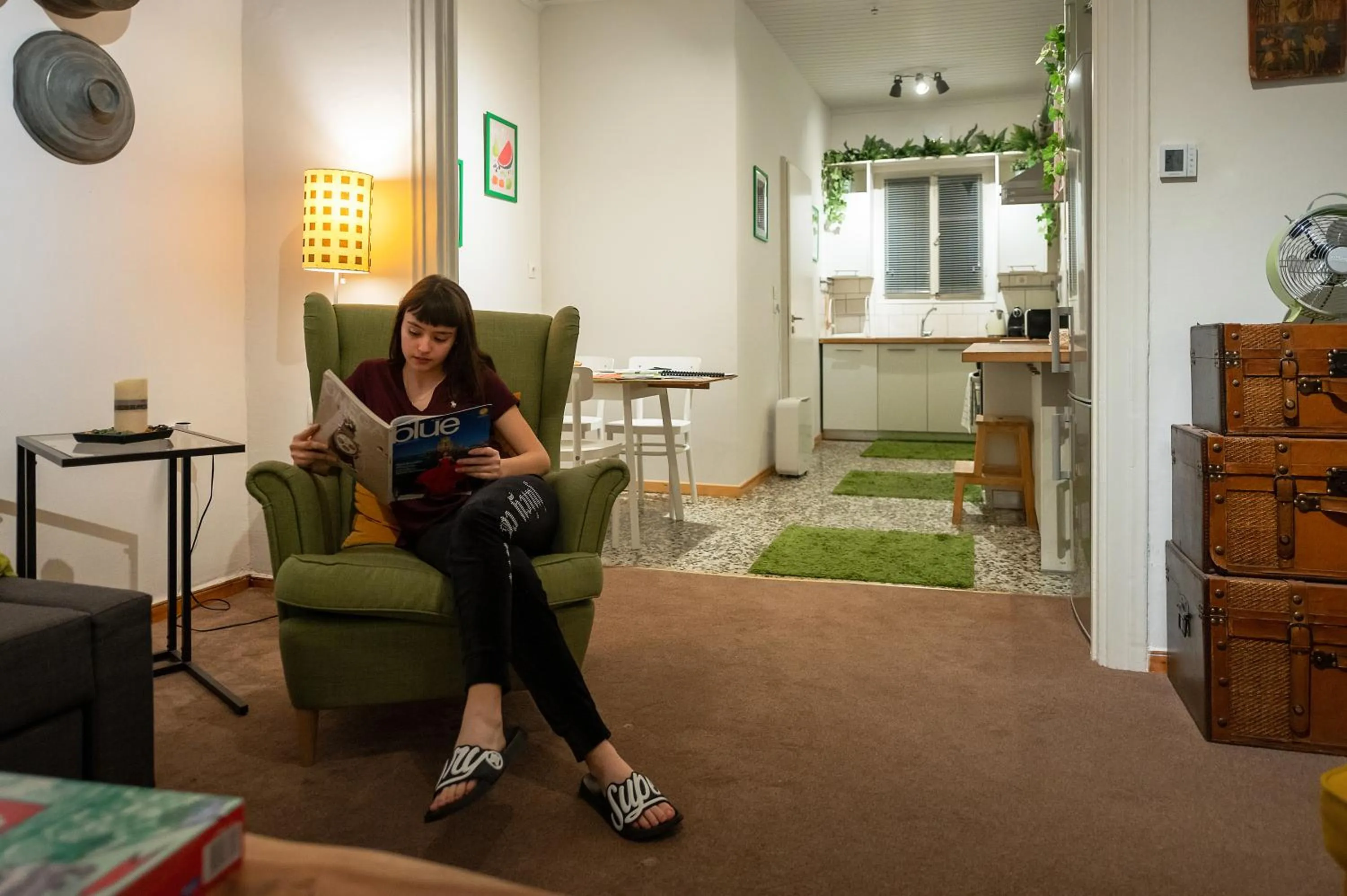 Living room in City Cottage - Kalamata Villas