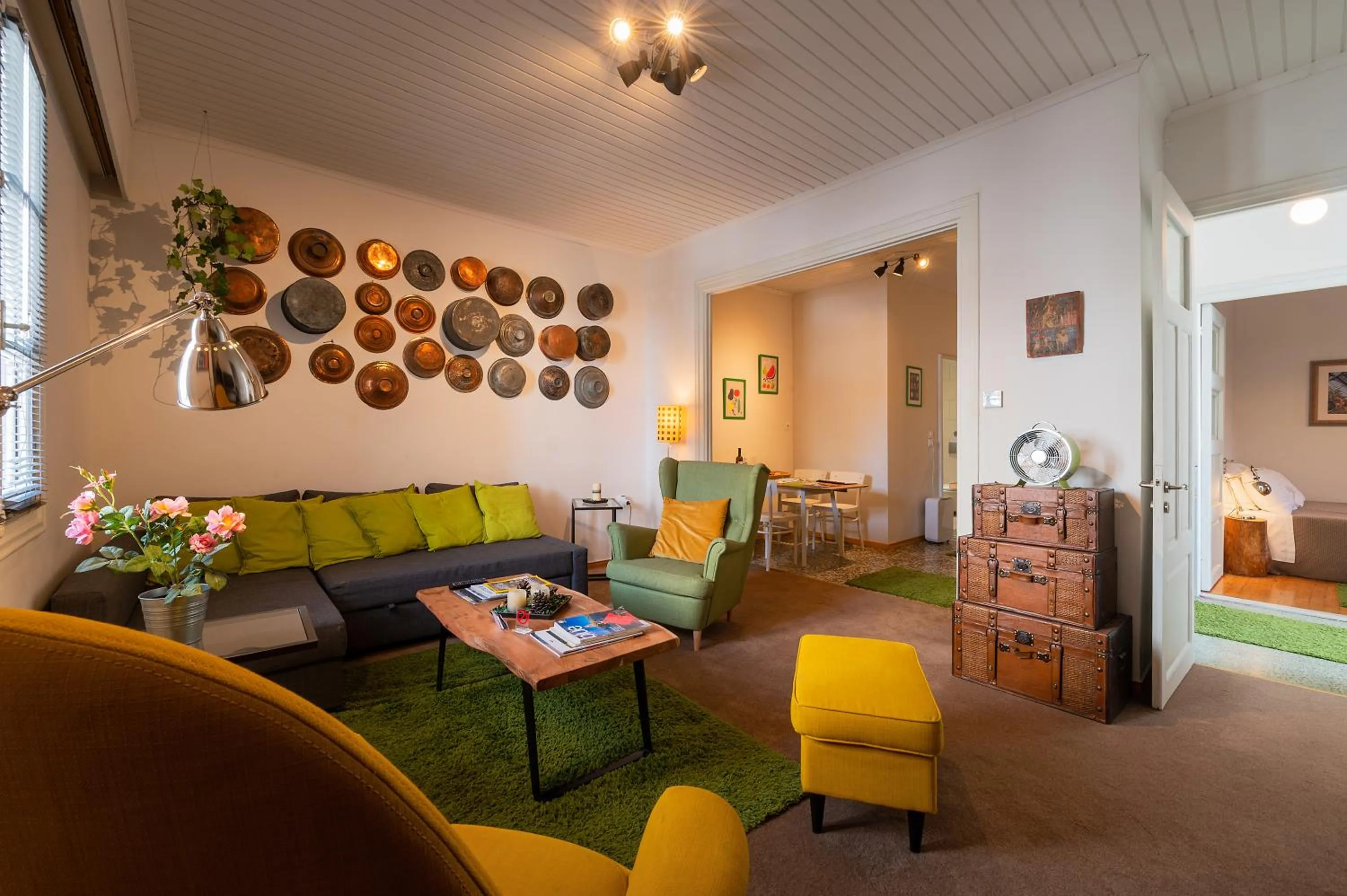 Living room in City Cottage - Kalamata Villas