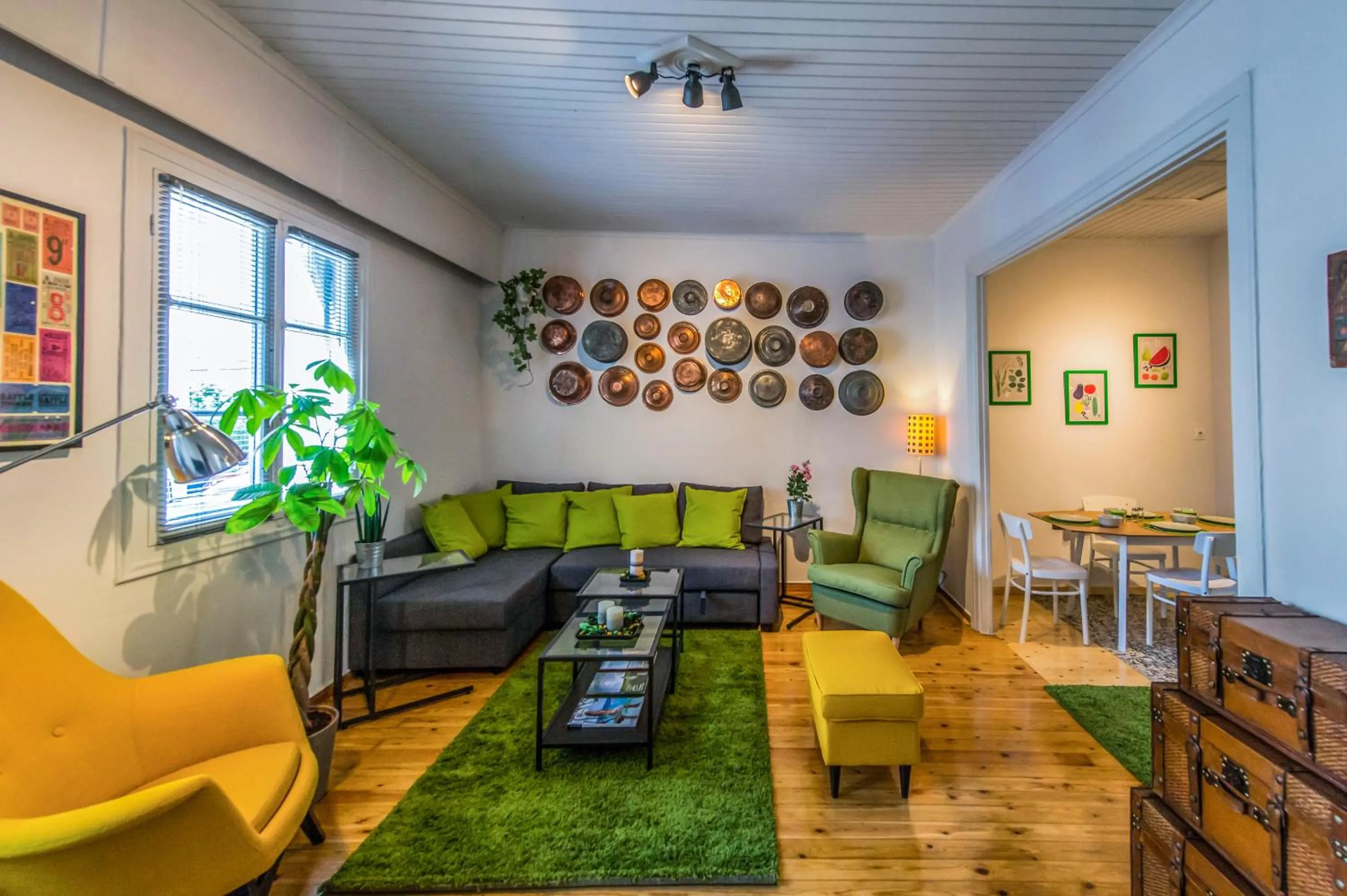 Living room in City Cottage - Kalamata Villas