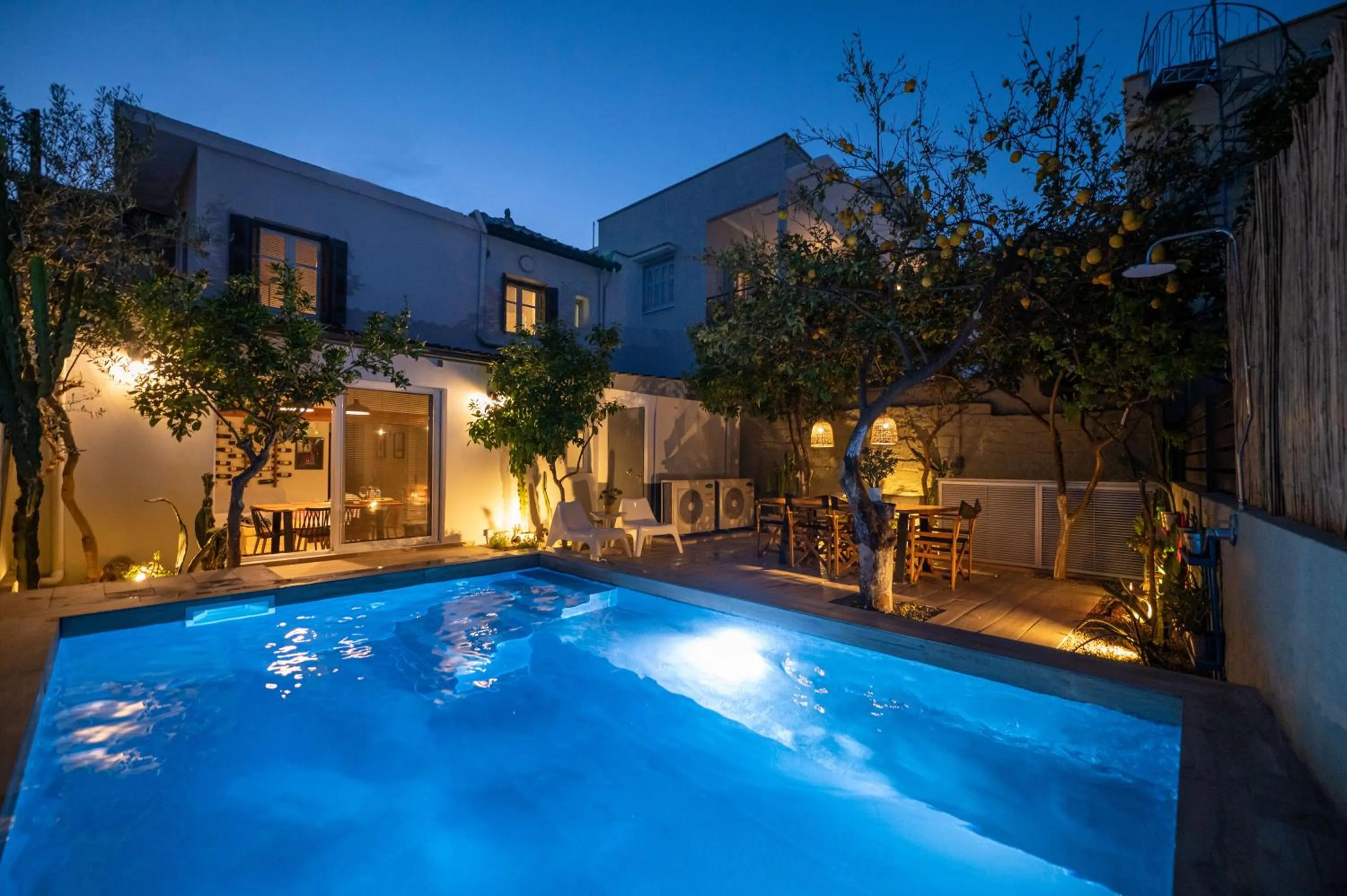 Pool view in City Cottage - Kalamata Villas