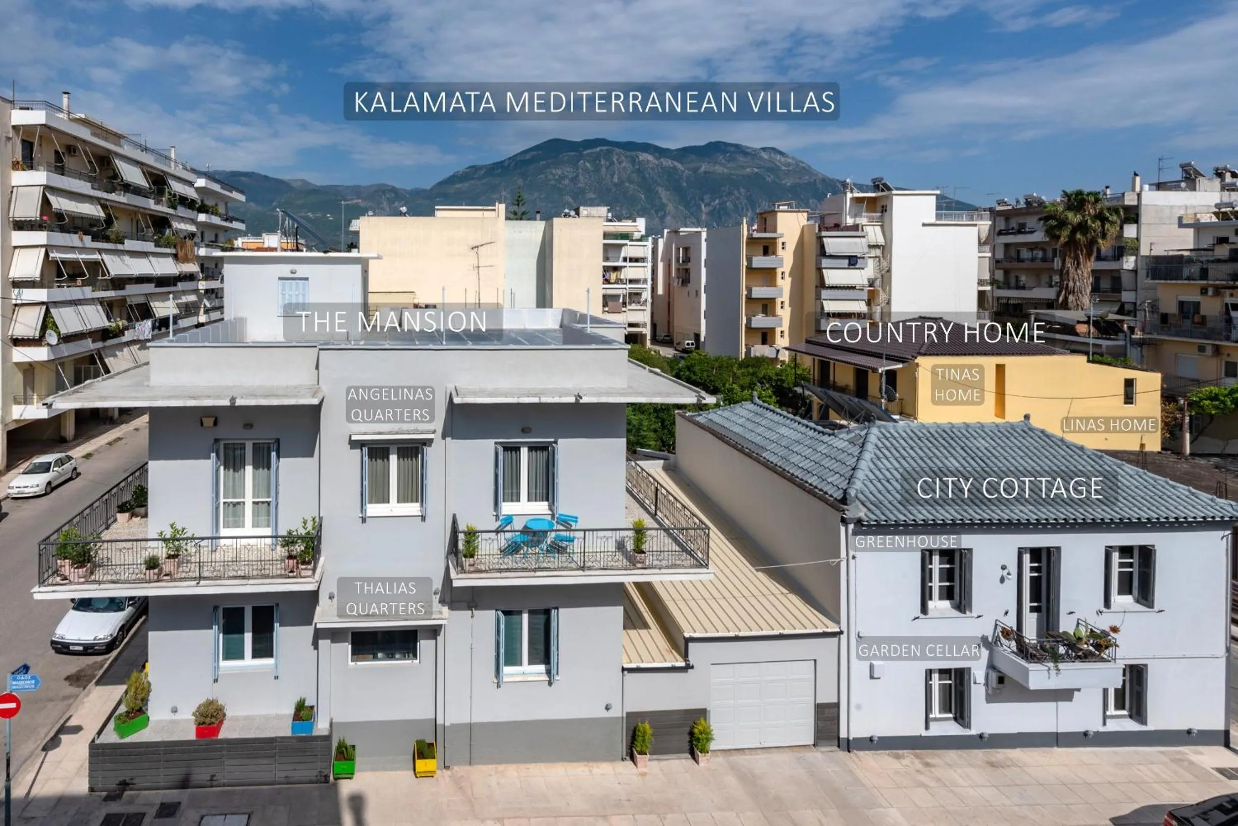 Neighbourhood in City Cottage - Kalamata Villas