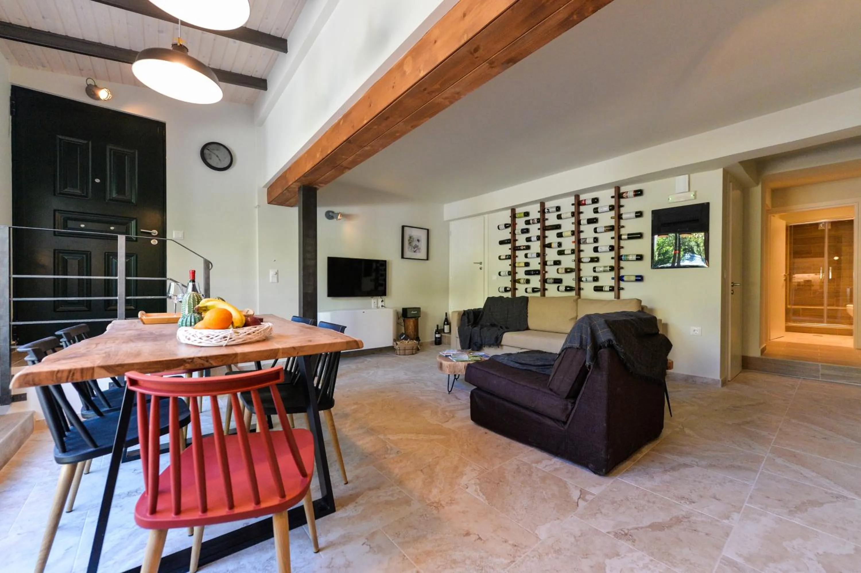 Living room in City Cottage - Kalamata Villas