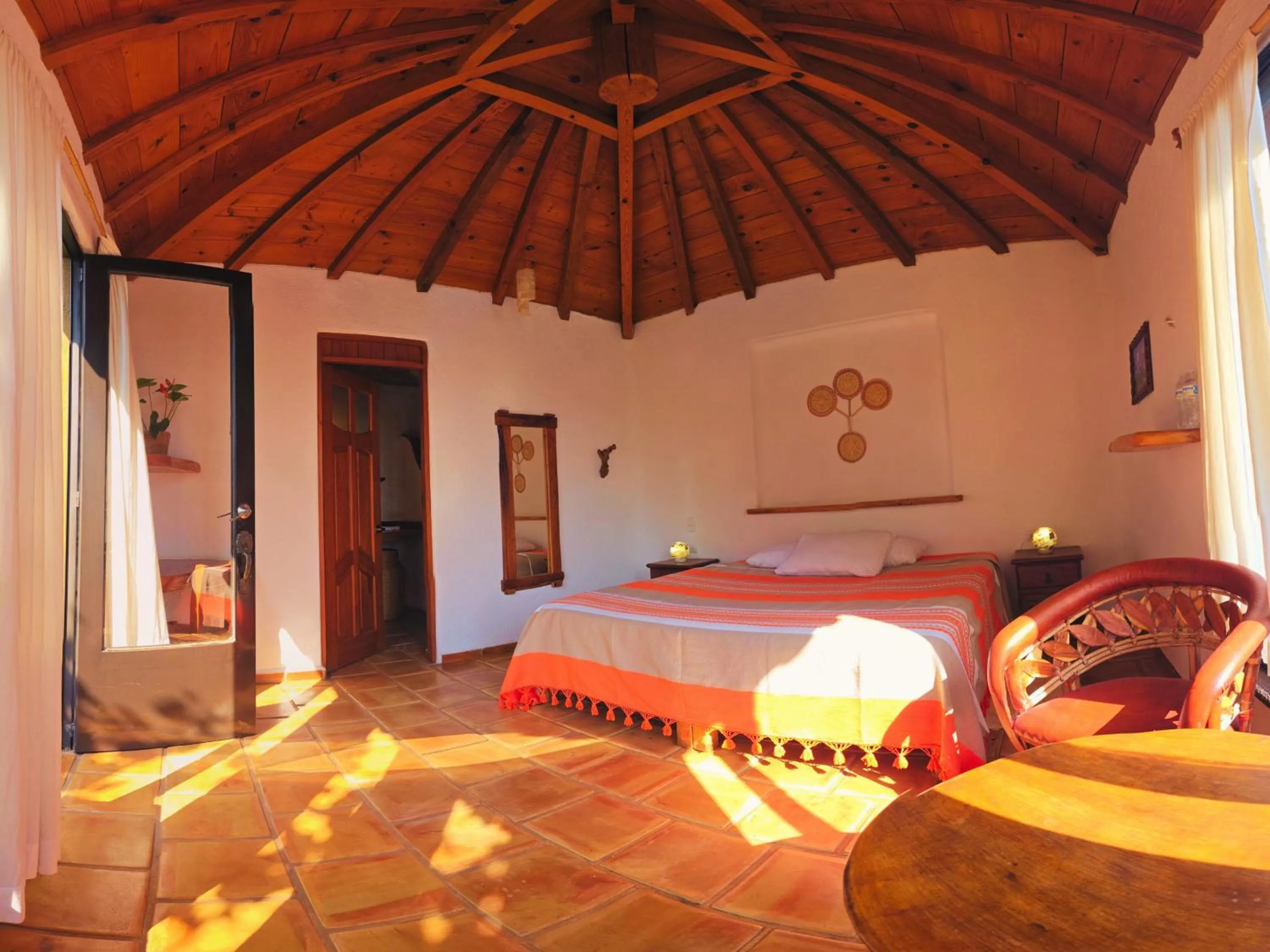 Bed in Cabañas el Nido de la Huilota