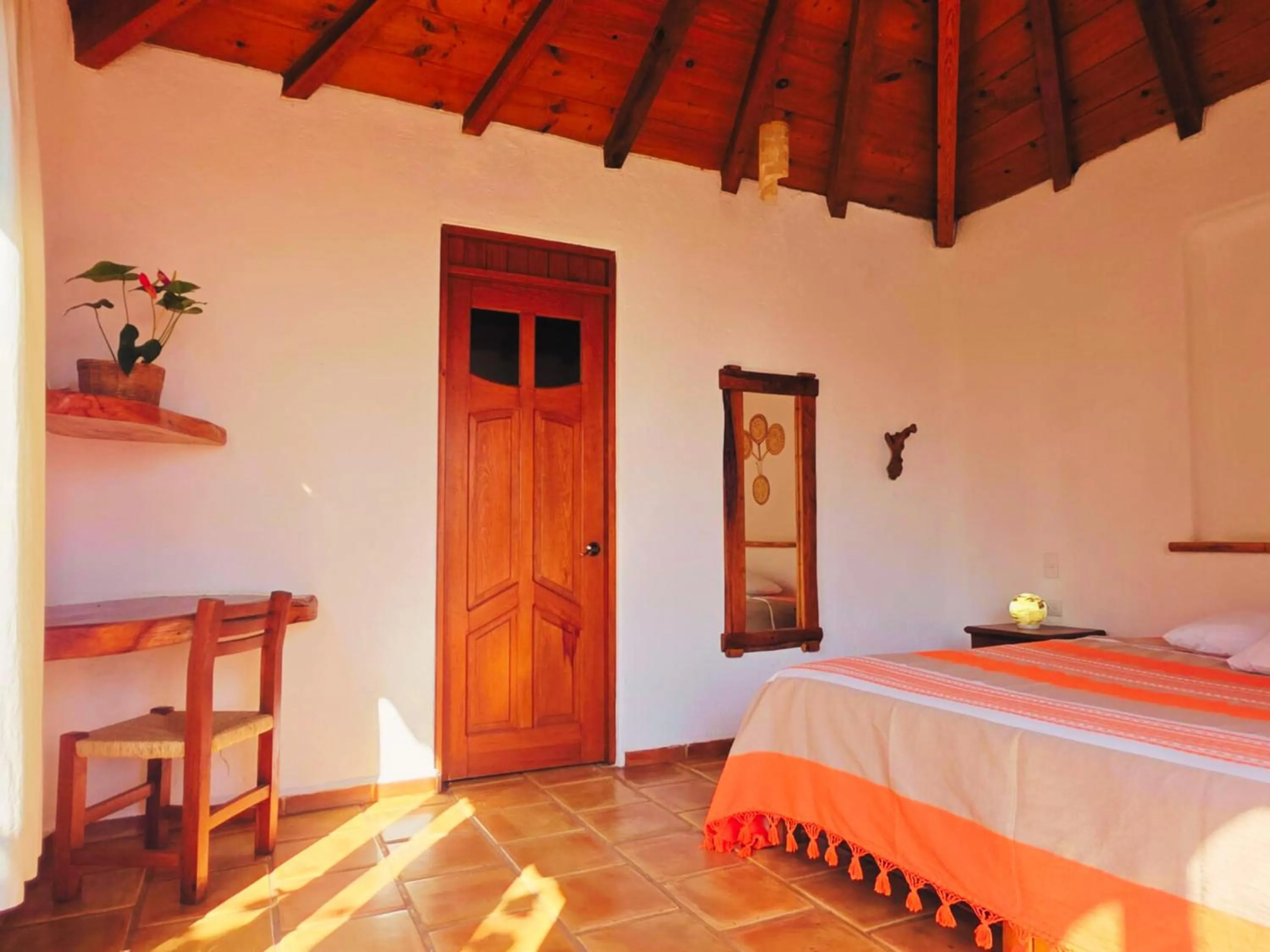 Bed in Cabañas el Nido de la Huilota