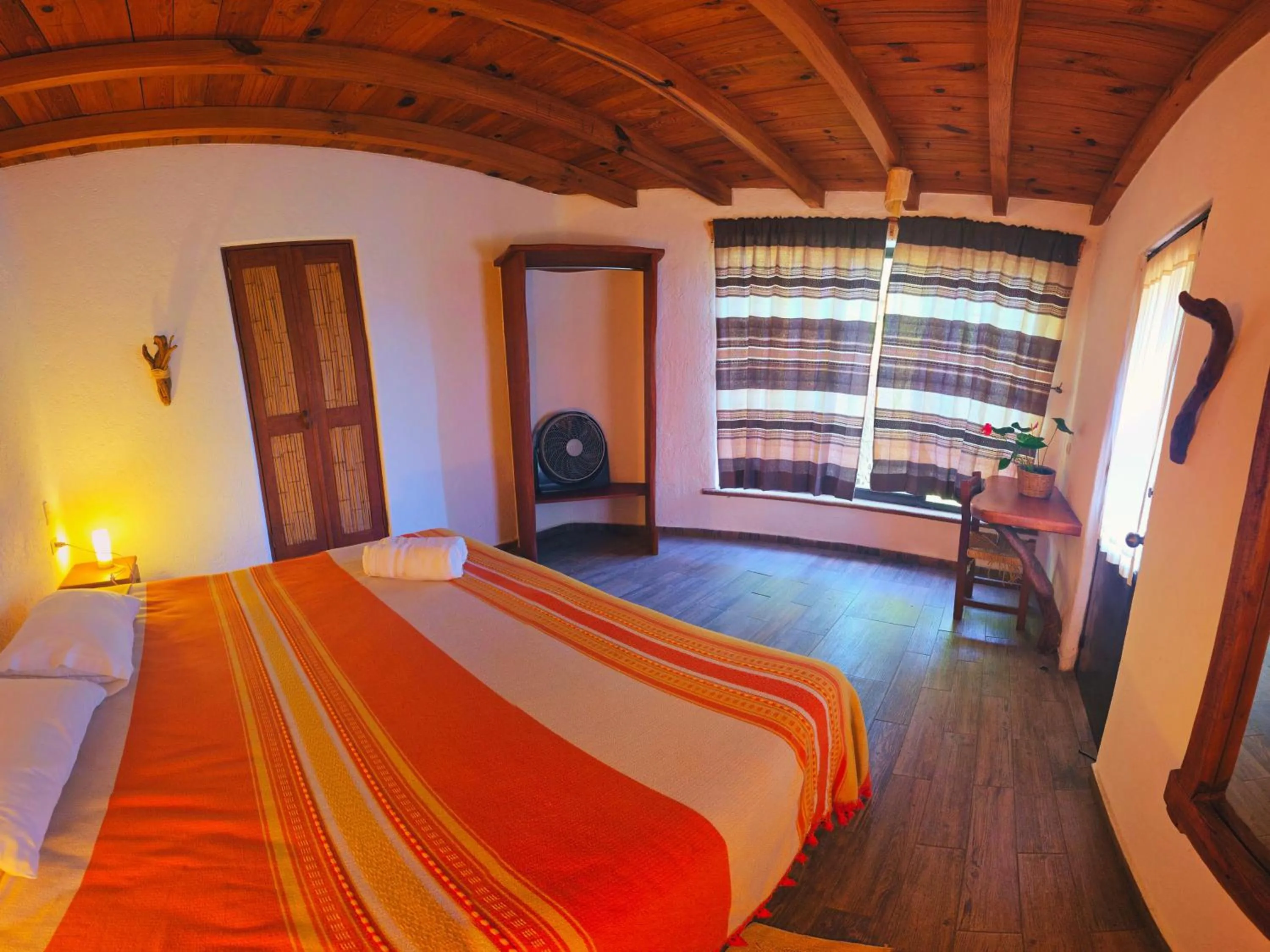 Bed in Cabañas el Nido de la Huilota
