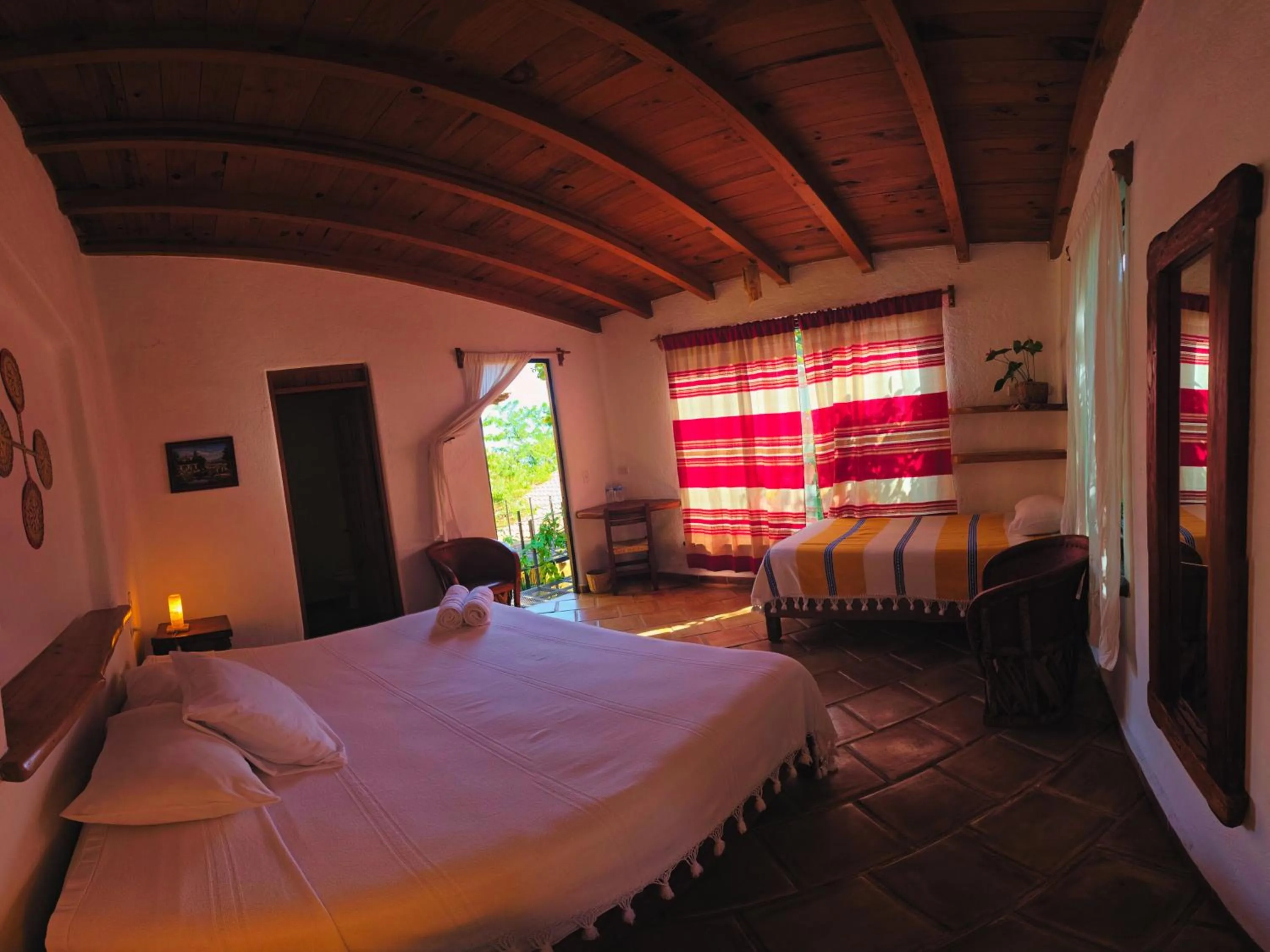 Bed in Cabañas el Nido de la Huilota