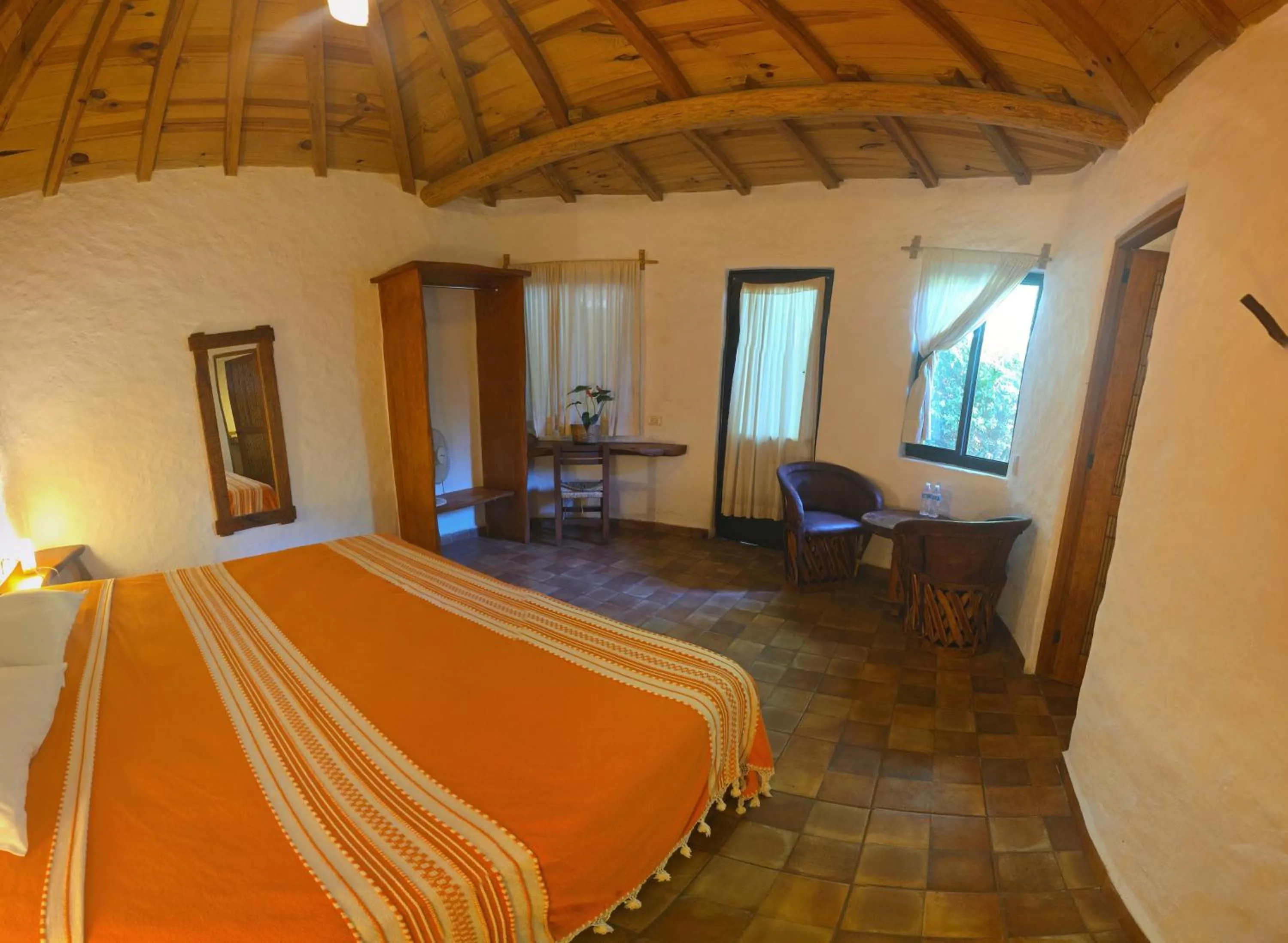 Bed in Cabañas el Nido de la Huilota