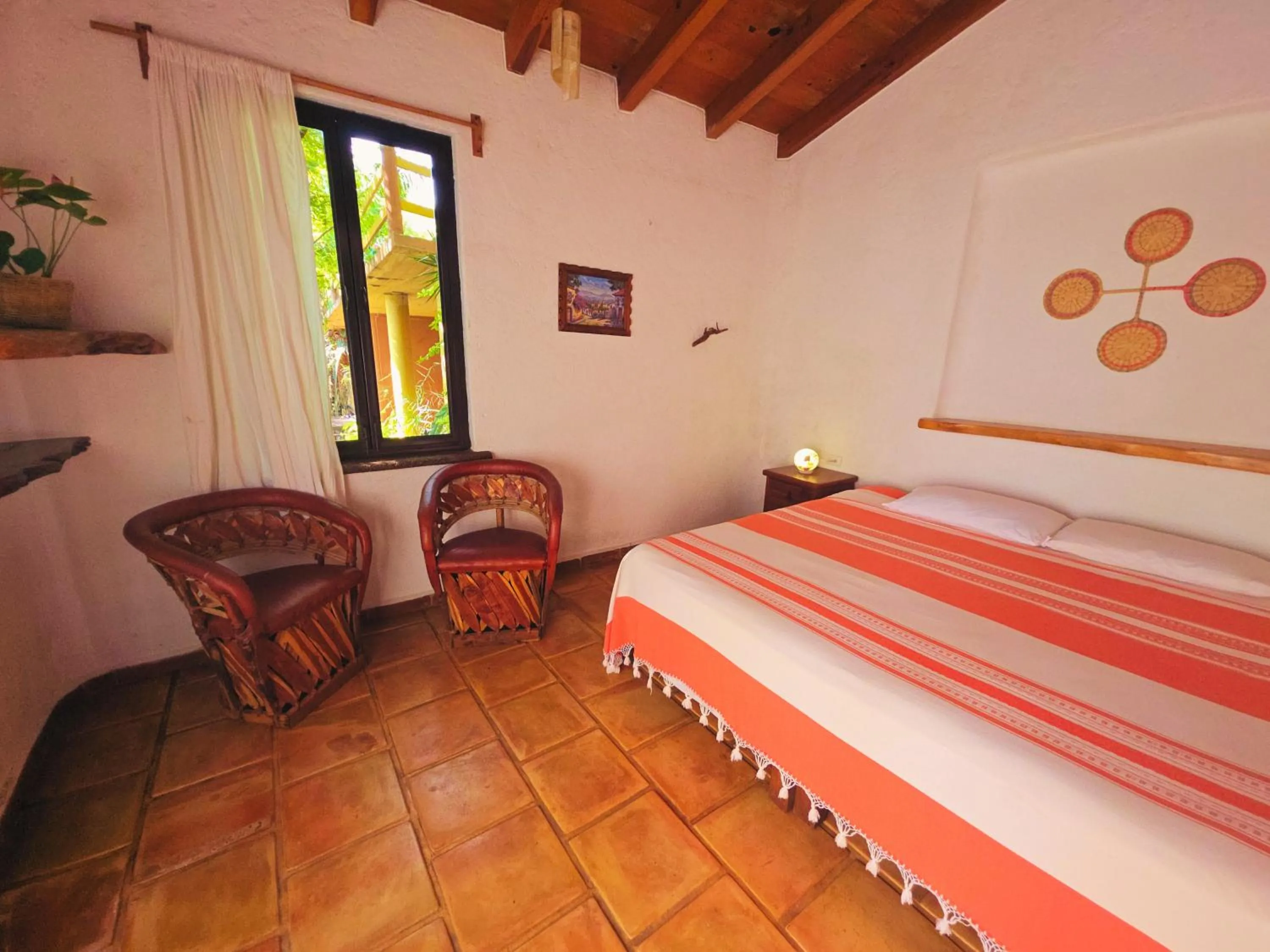 Bed in Cabañas el Nido de la Huilota
