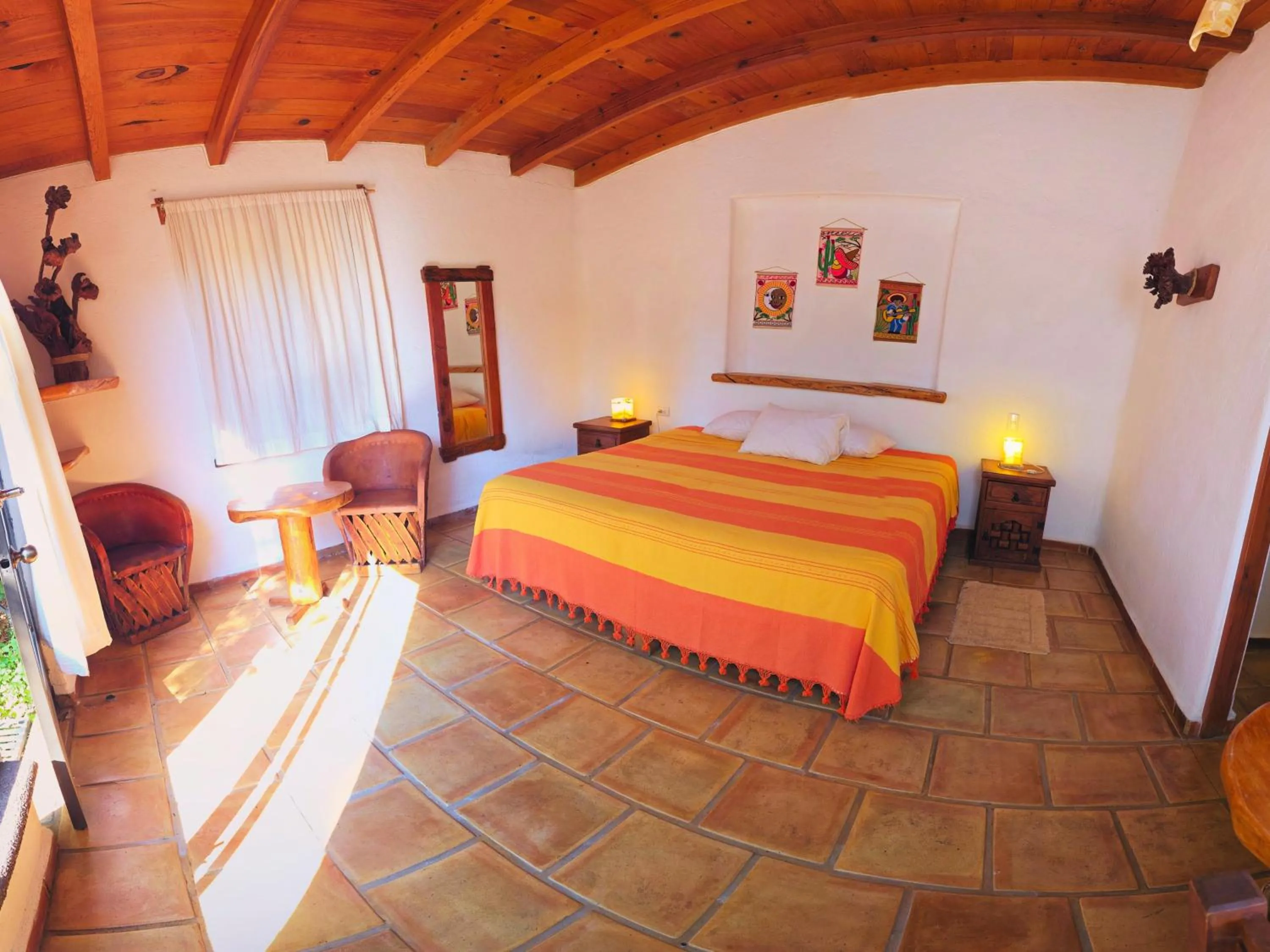 Bed in Cabañas el Nido de la Huilota