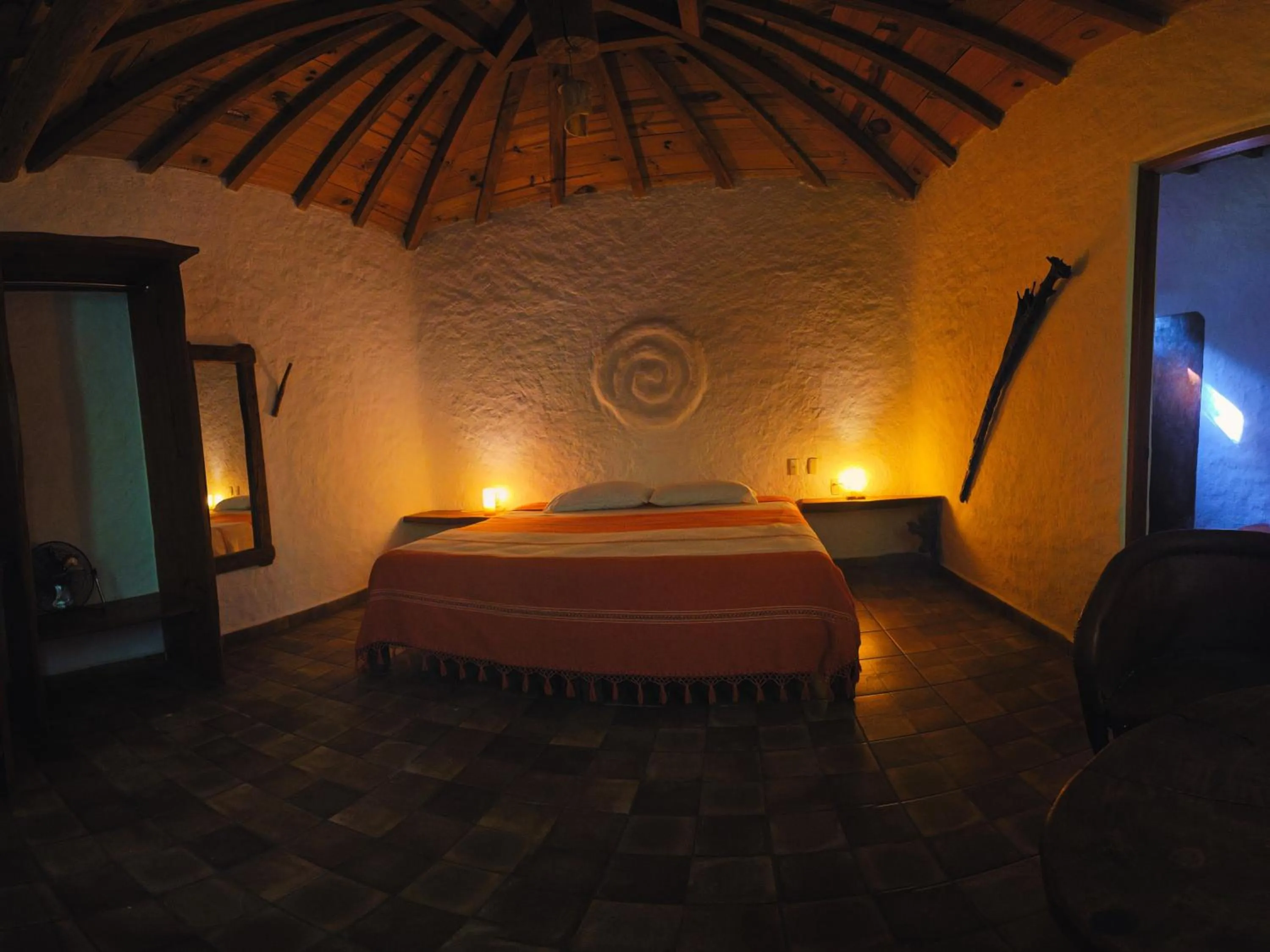 Bed in Cabañas el Nido de la Huilota